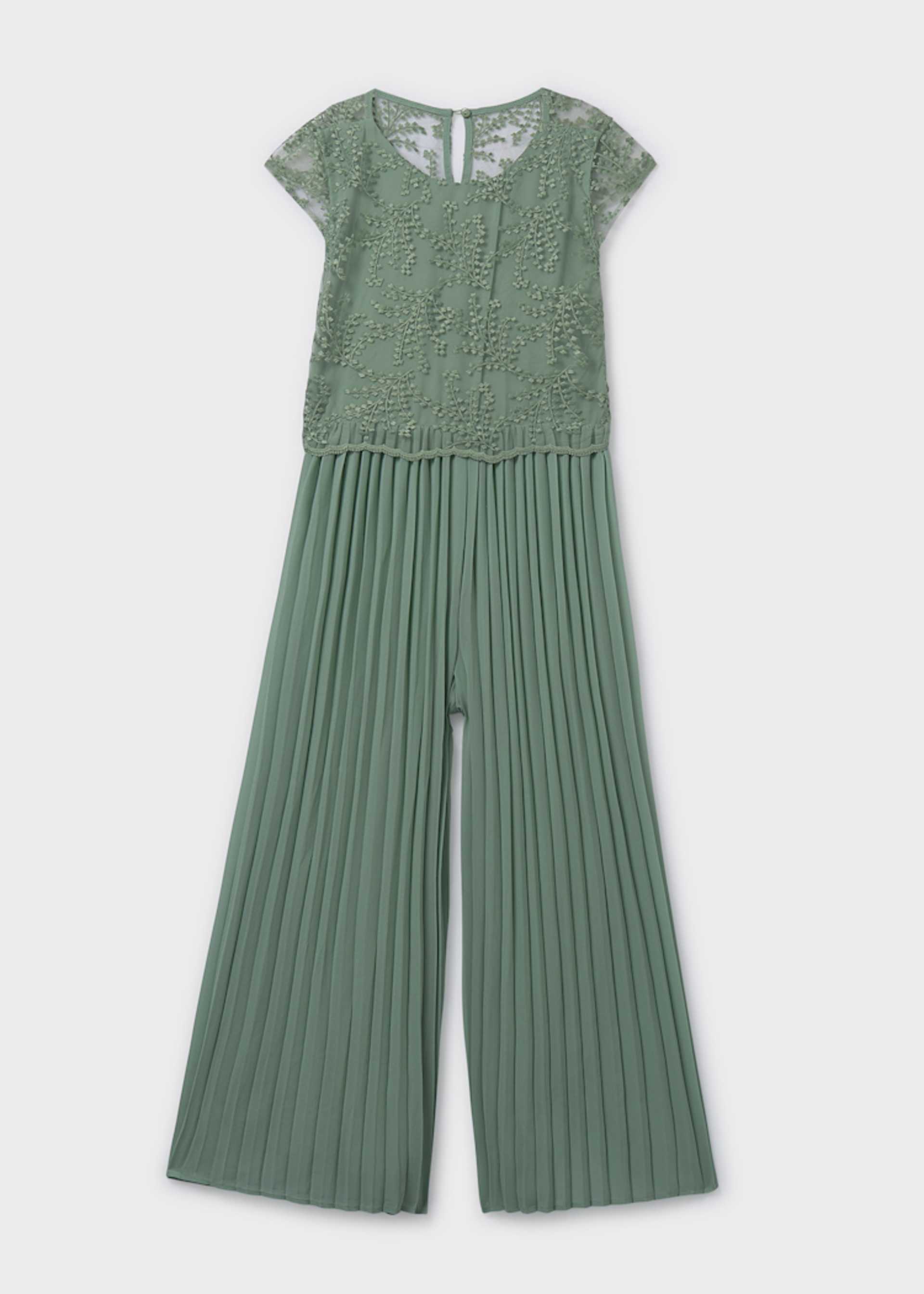 Girl Pleated Jumpsuit