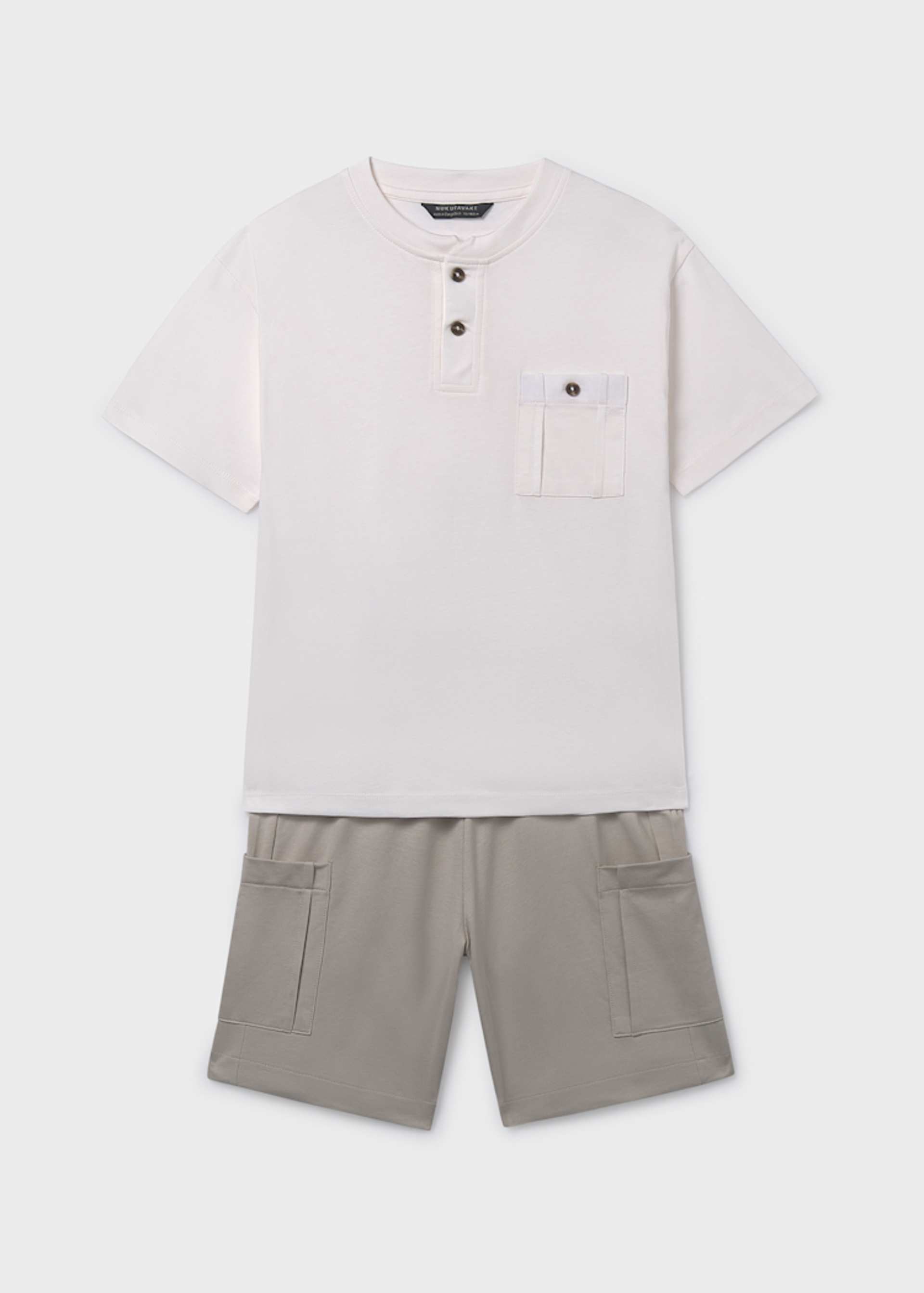 Boy Knit Shorts and T-shirt Set