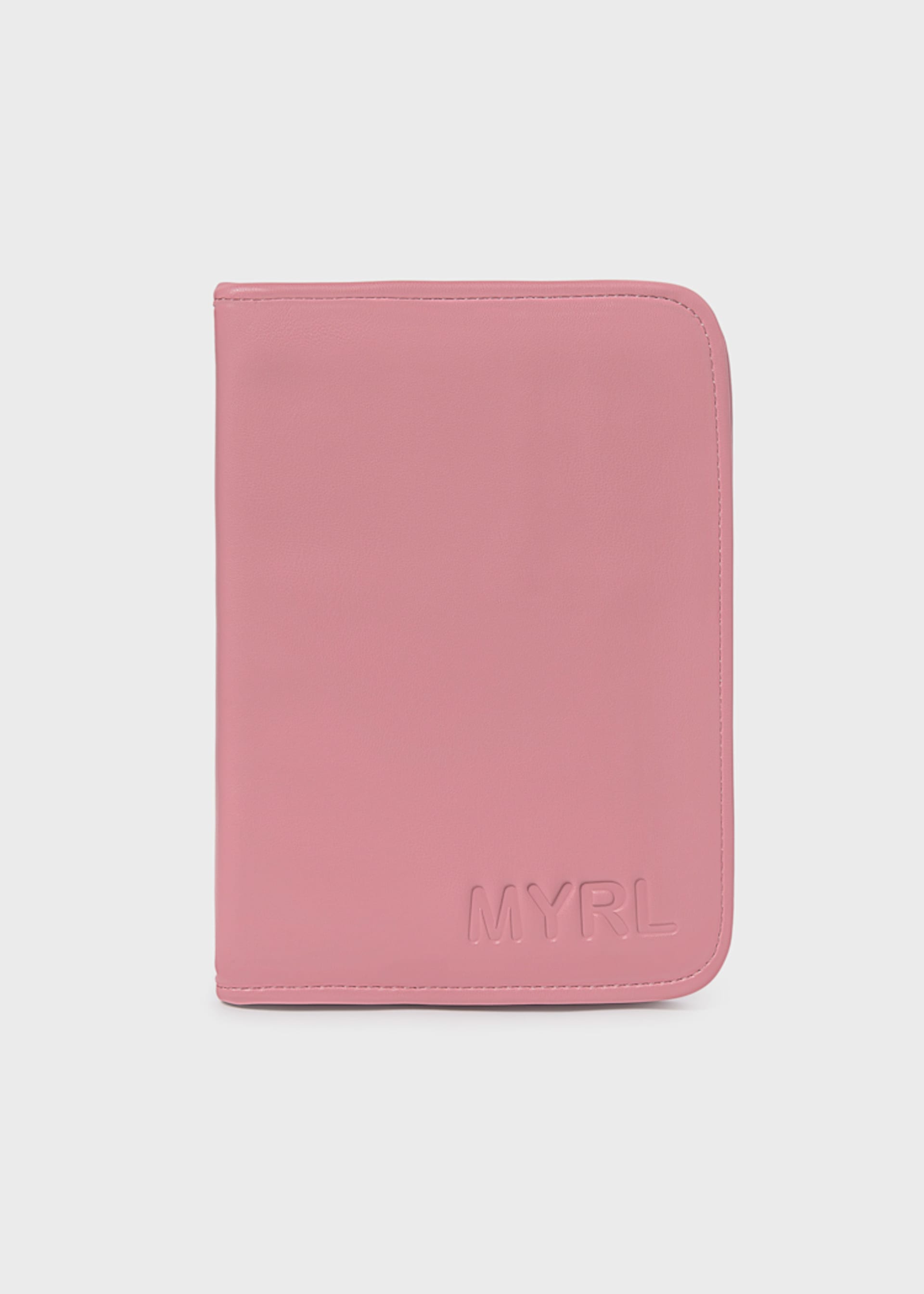 Baby faux leather document holder