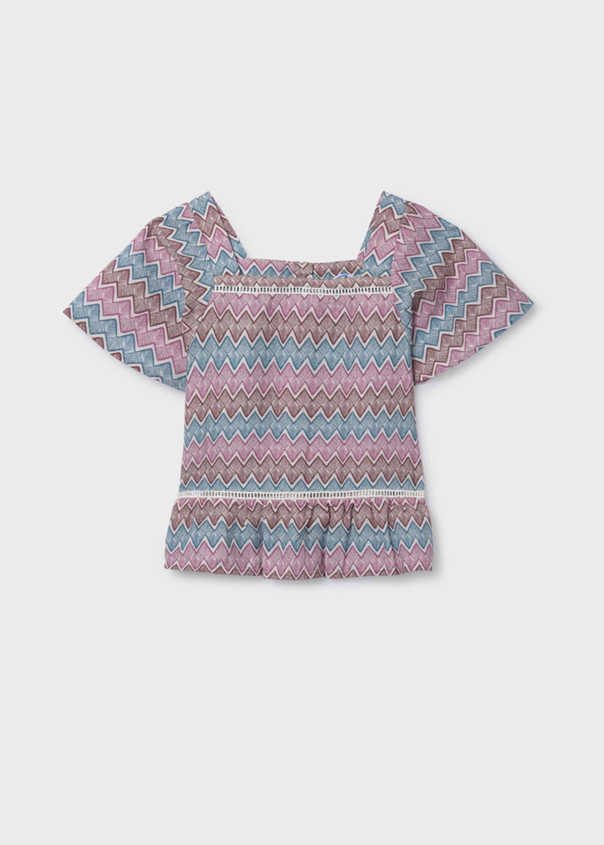 Blusa stampata ragazza