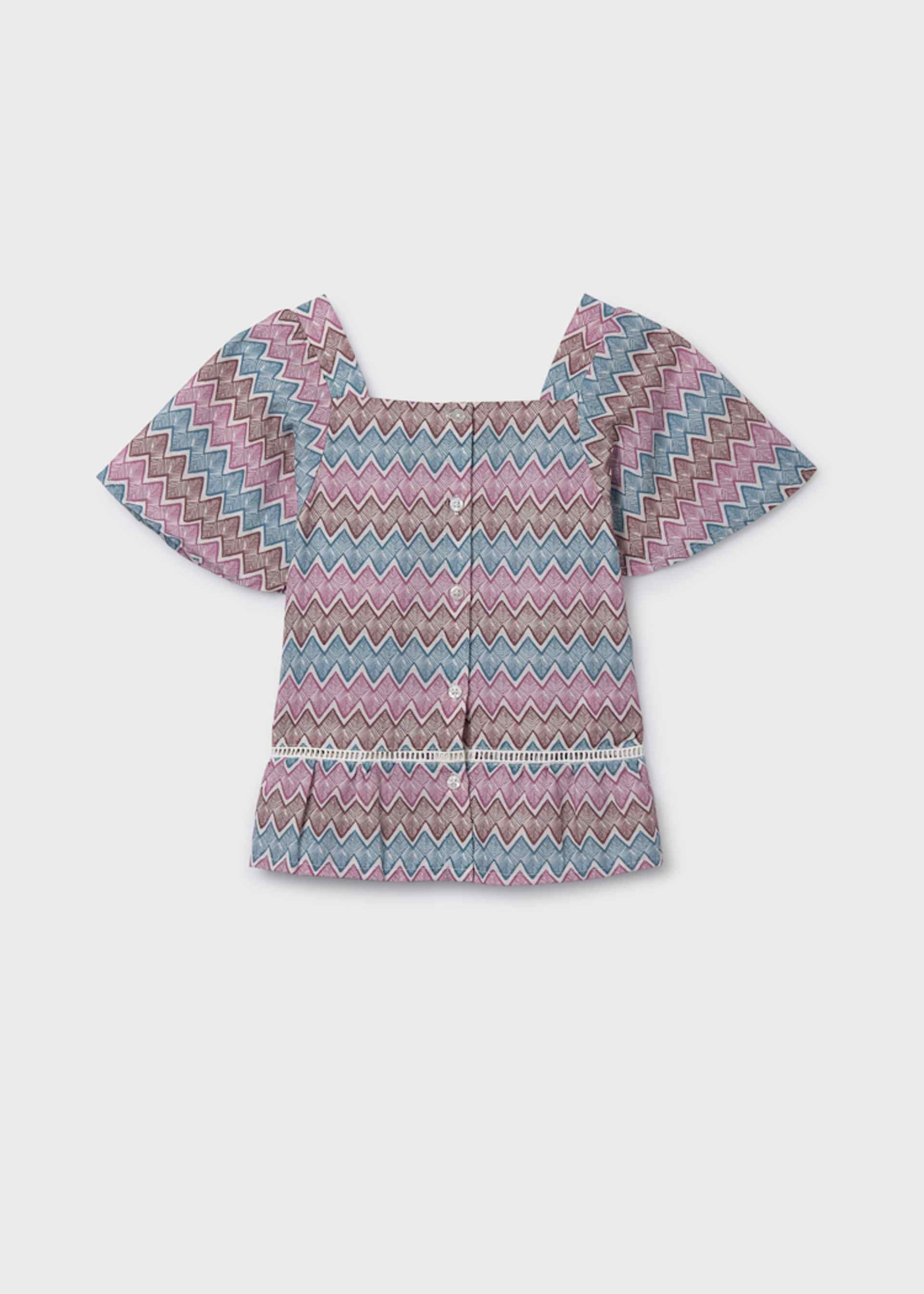 Blusa estampada chica