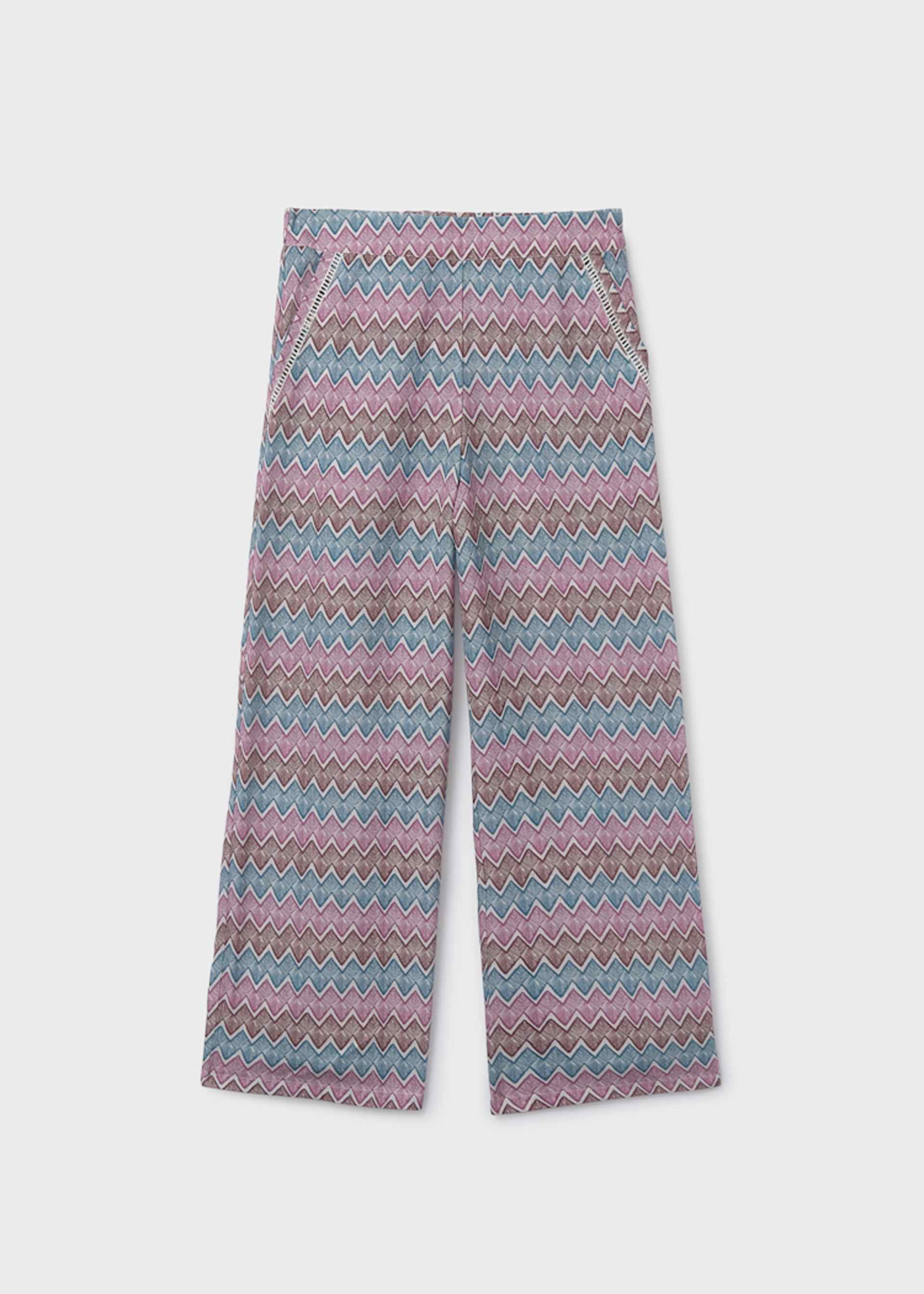 Pantalón estampado chica