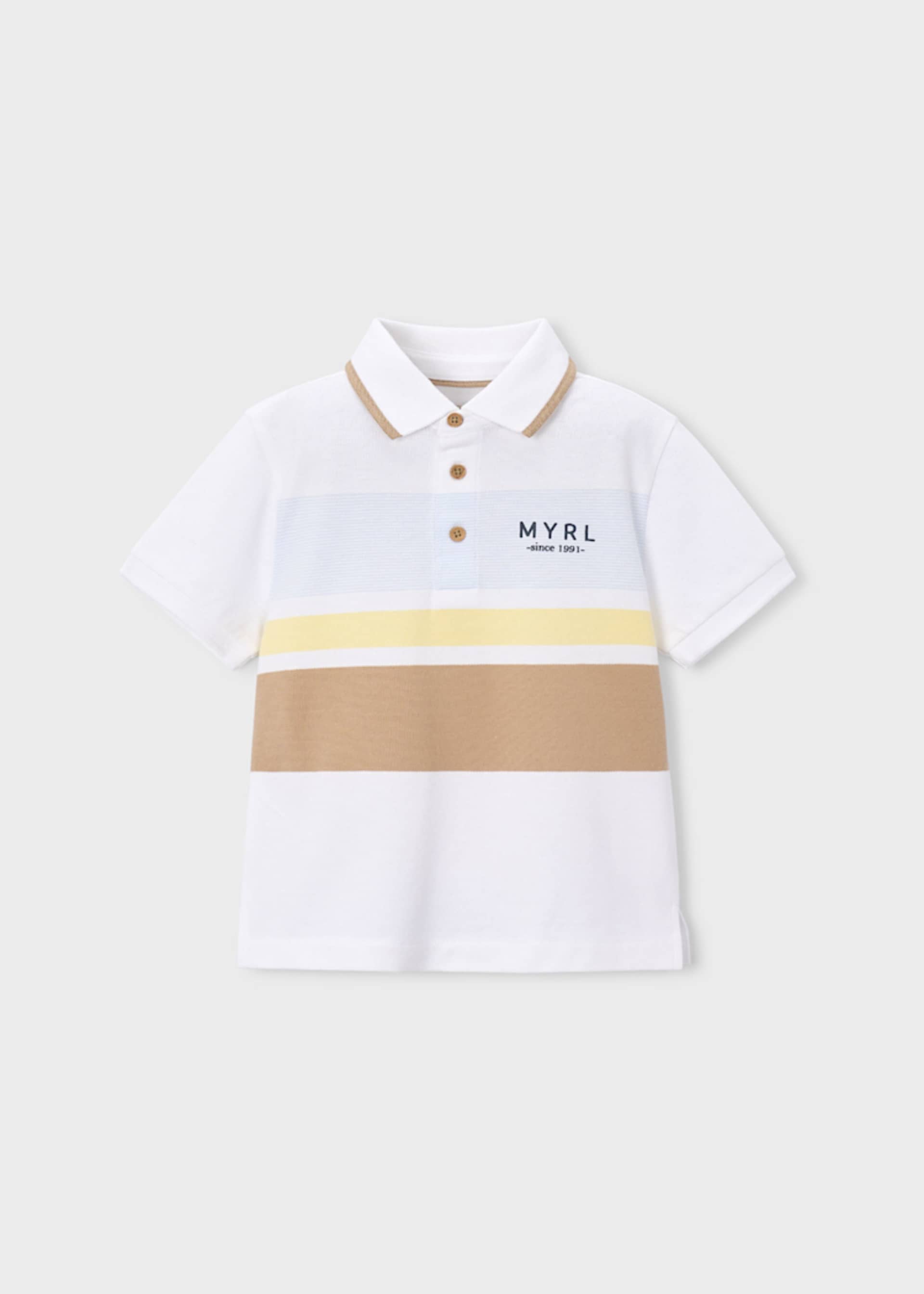 Poloshirt color blocked Jungen