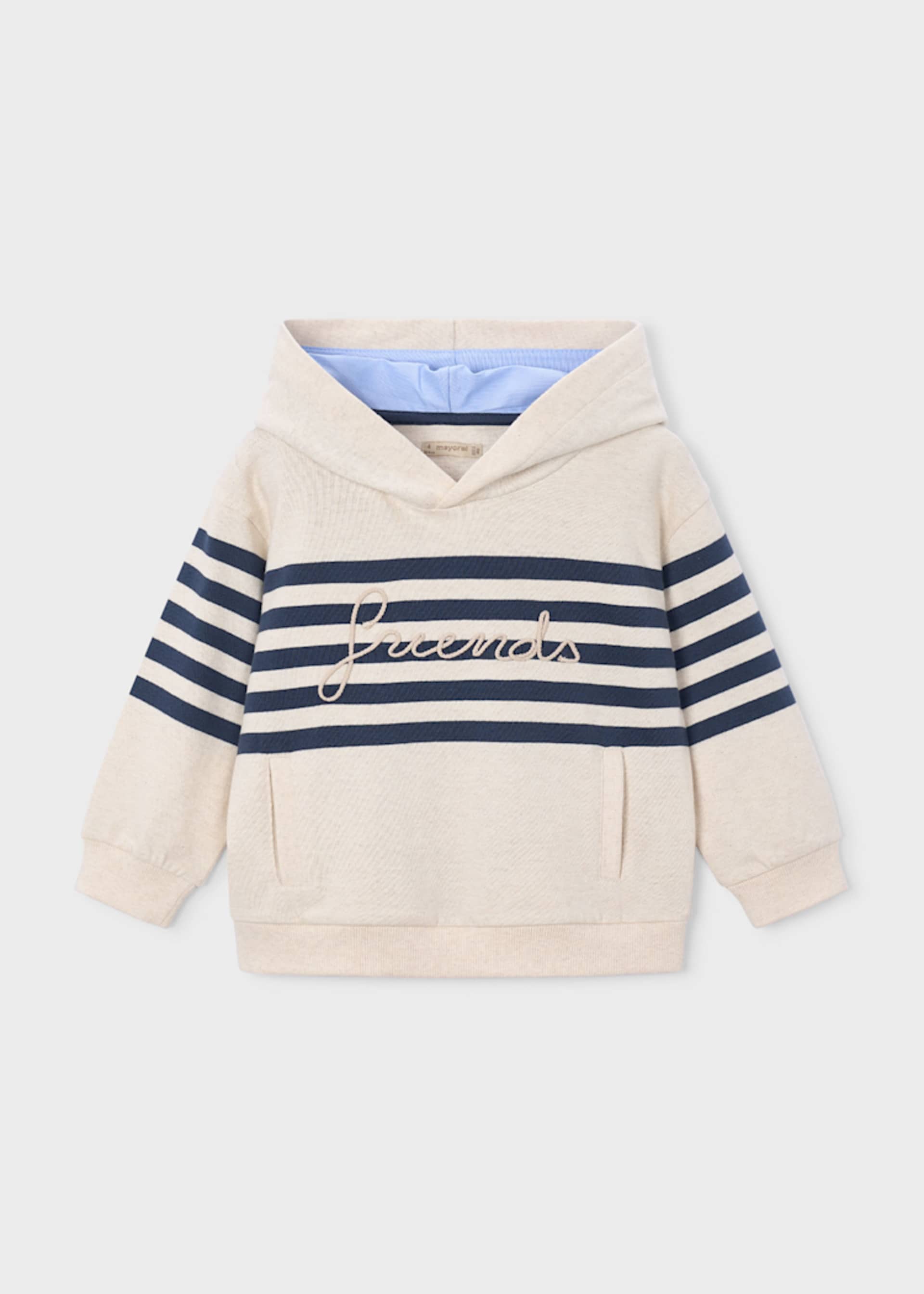 Sweat en maille à rayures garçon