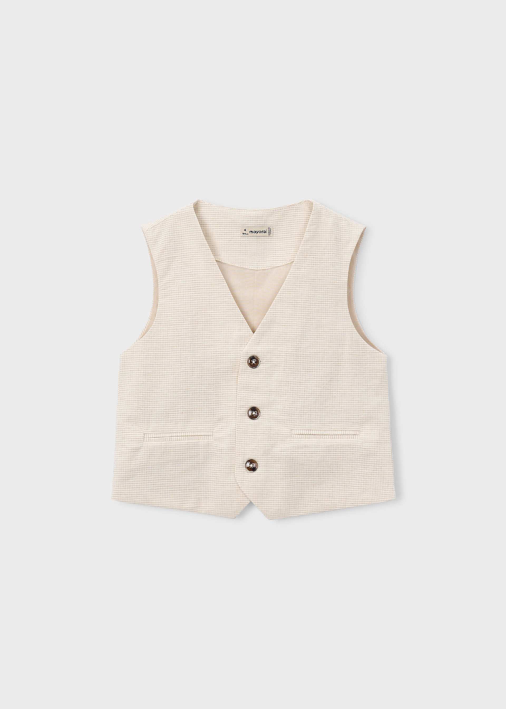 Gilet in lino bambino