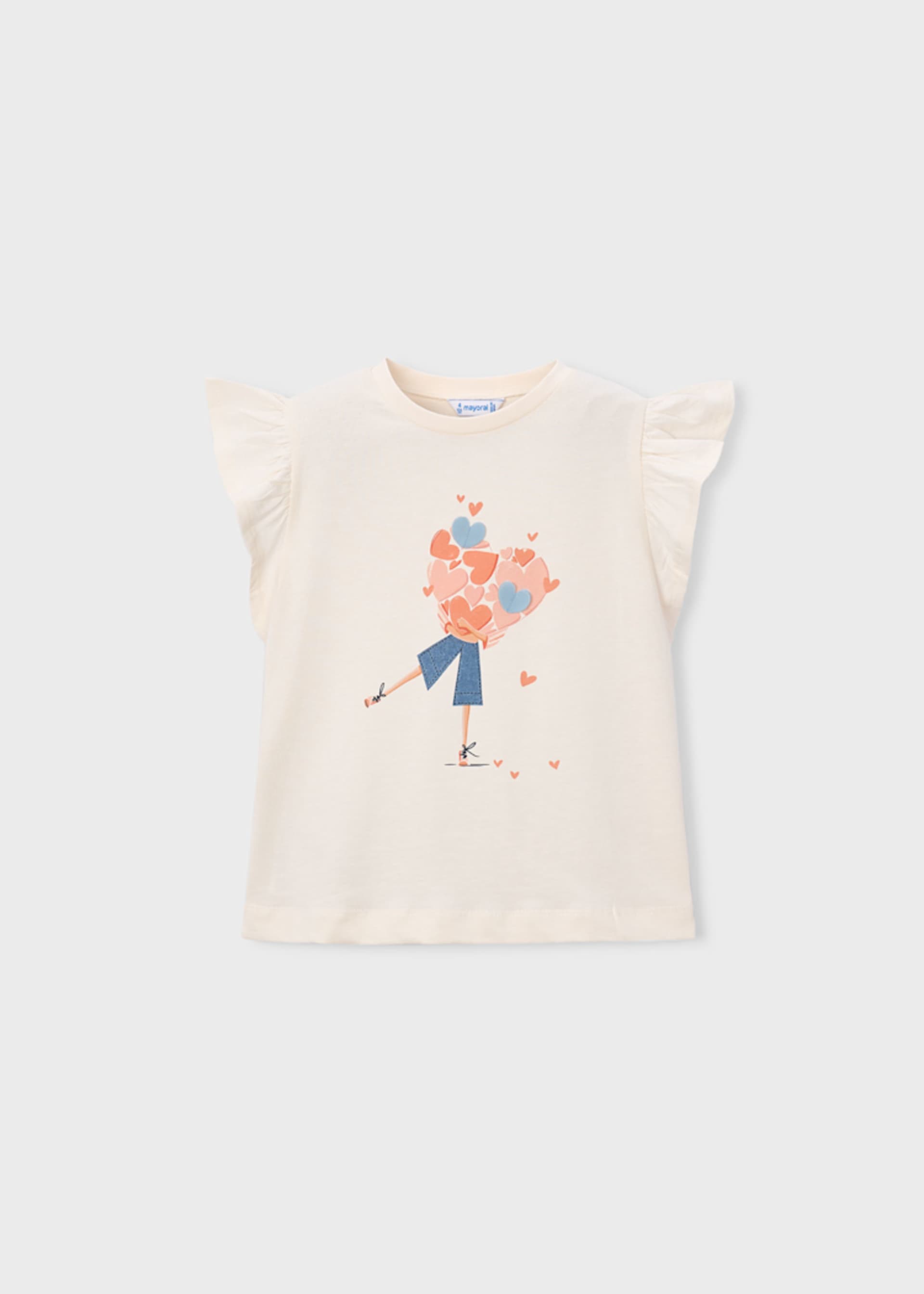 Conjunto 3 piezas corazones niña