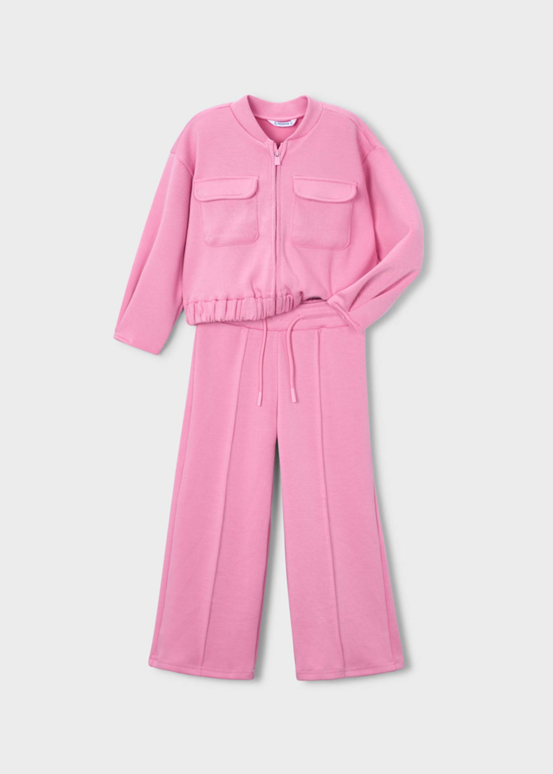 Girl 2-Piece Pique Tracksuit