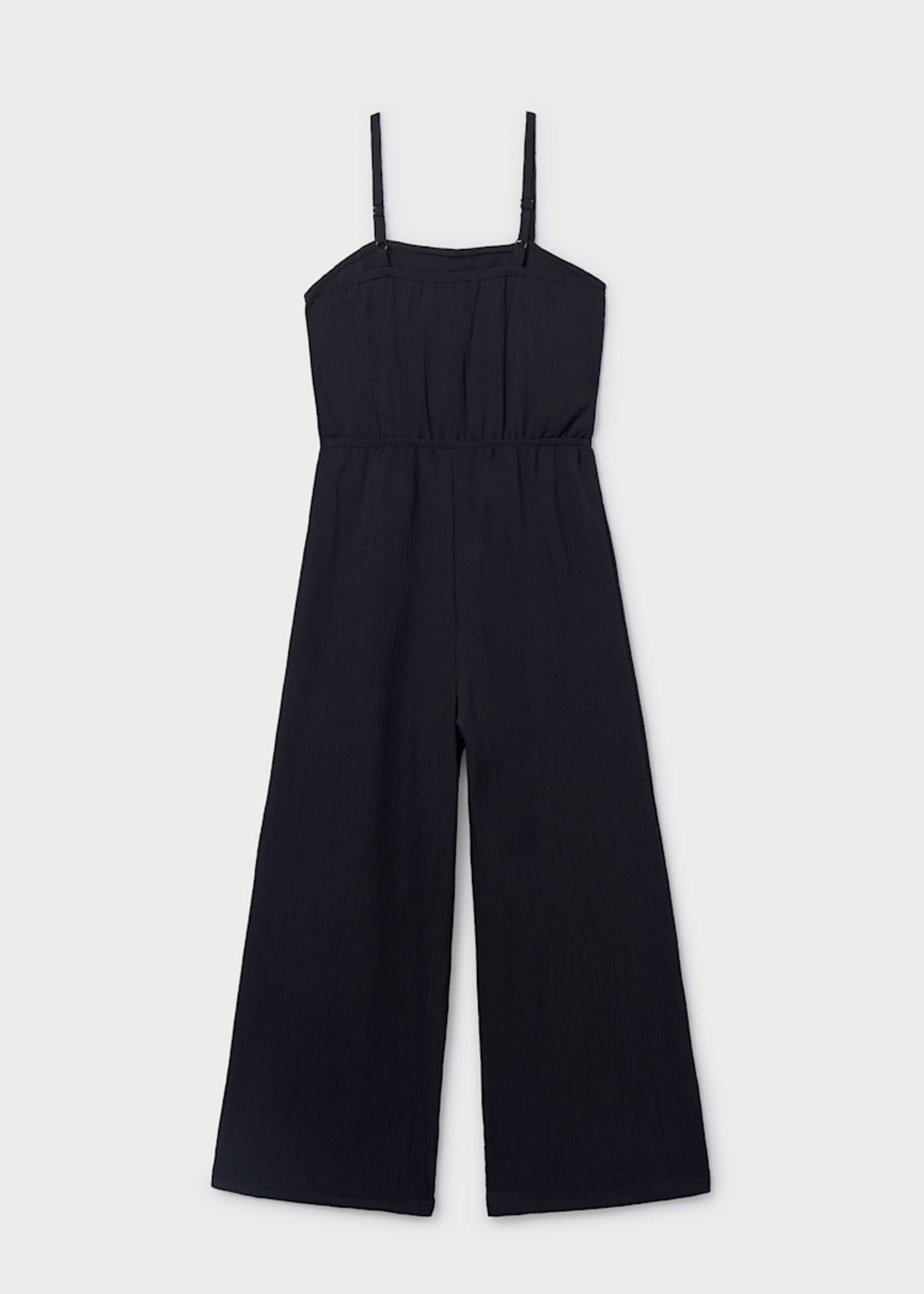 Long ruffled jumpsuit for girls
