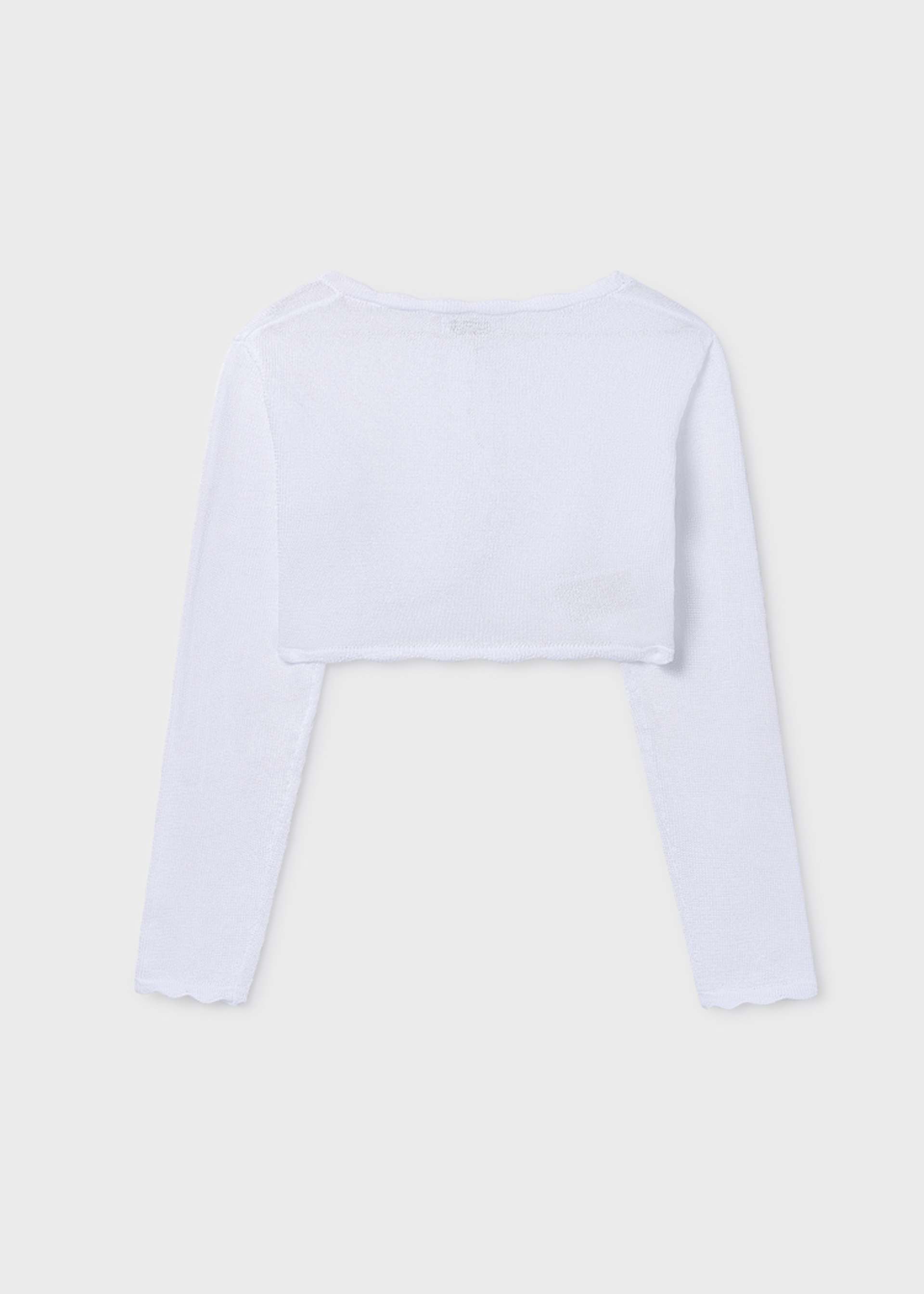 Girl Knit Crop Cardigan