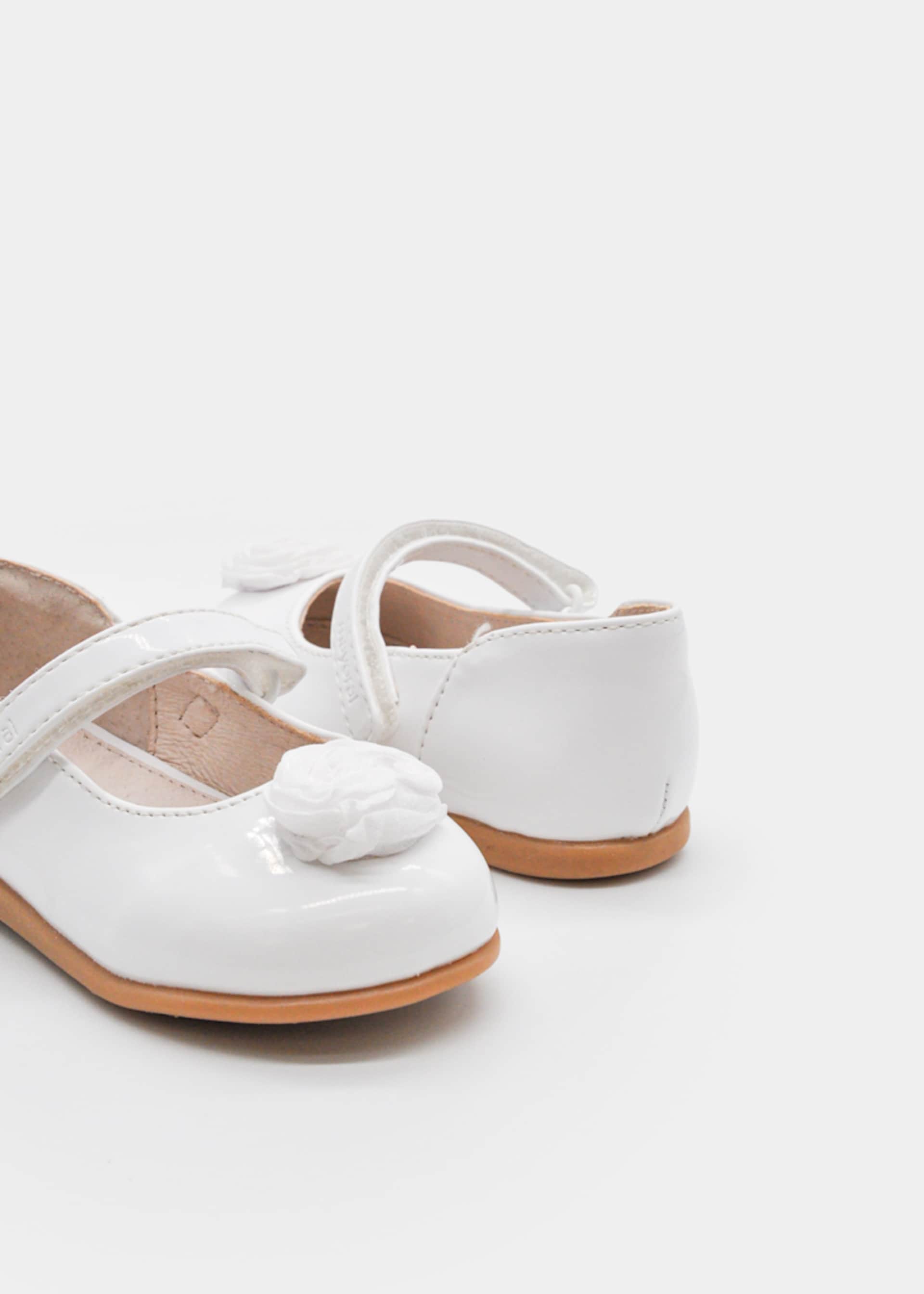 Lackleder-Ballerinas Blume Baby