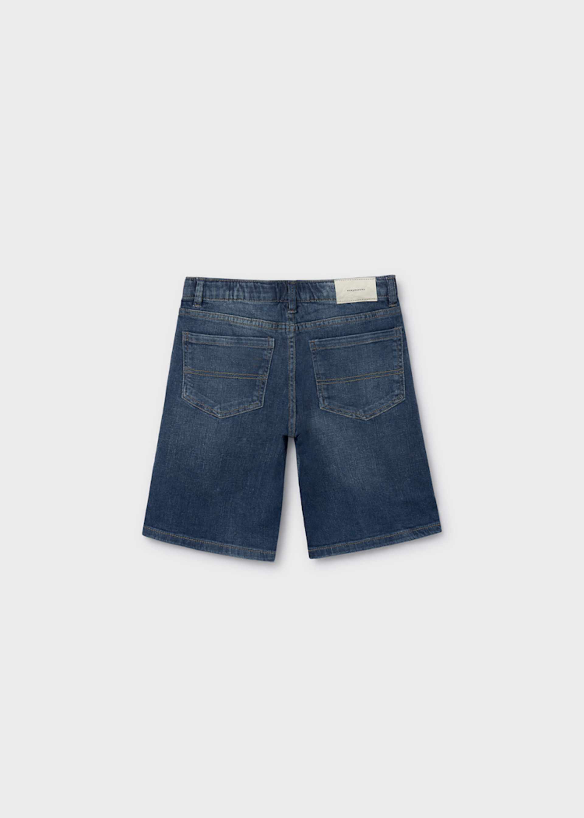 Bermuda en denim long fit garçon