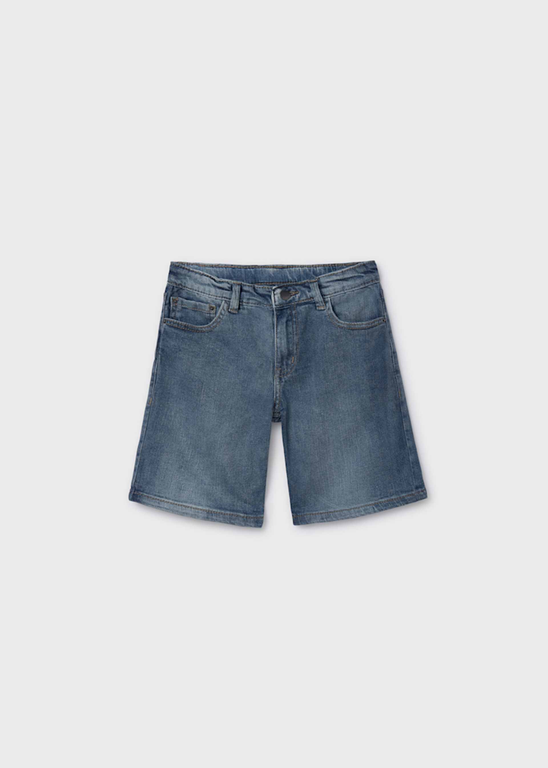 Jeans-Bermudas basic Teenager Jungen