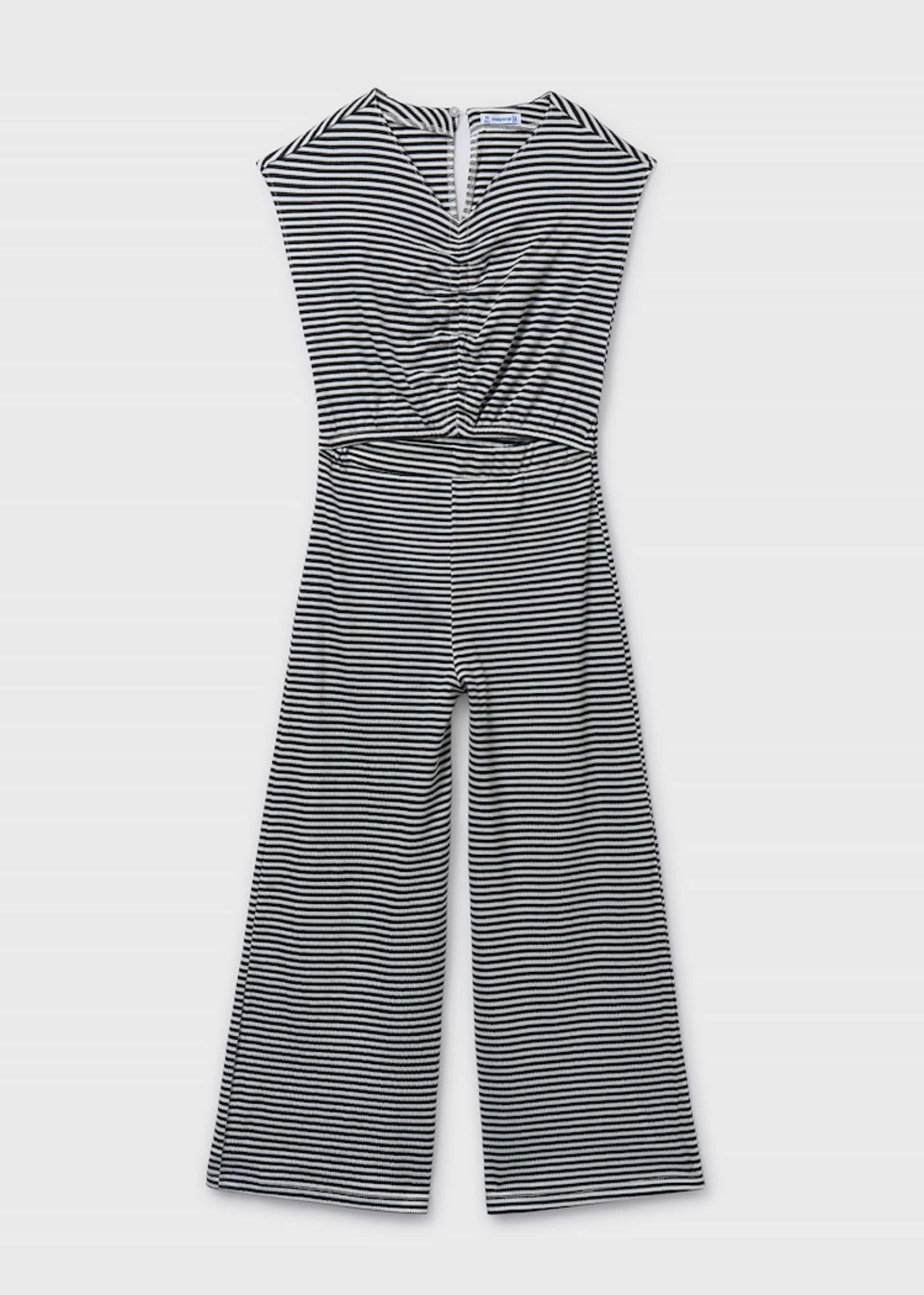 Langer Jumpsuit gestreift Teenager Mädchen