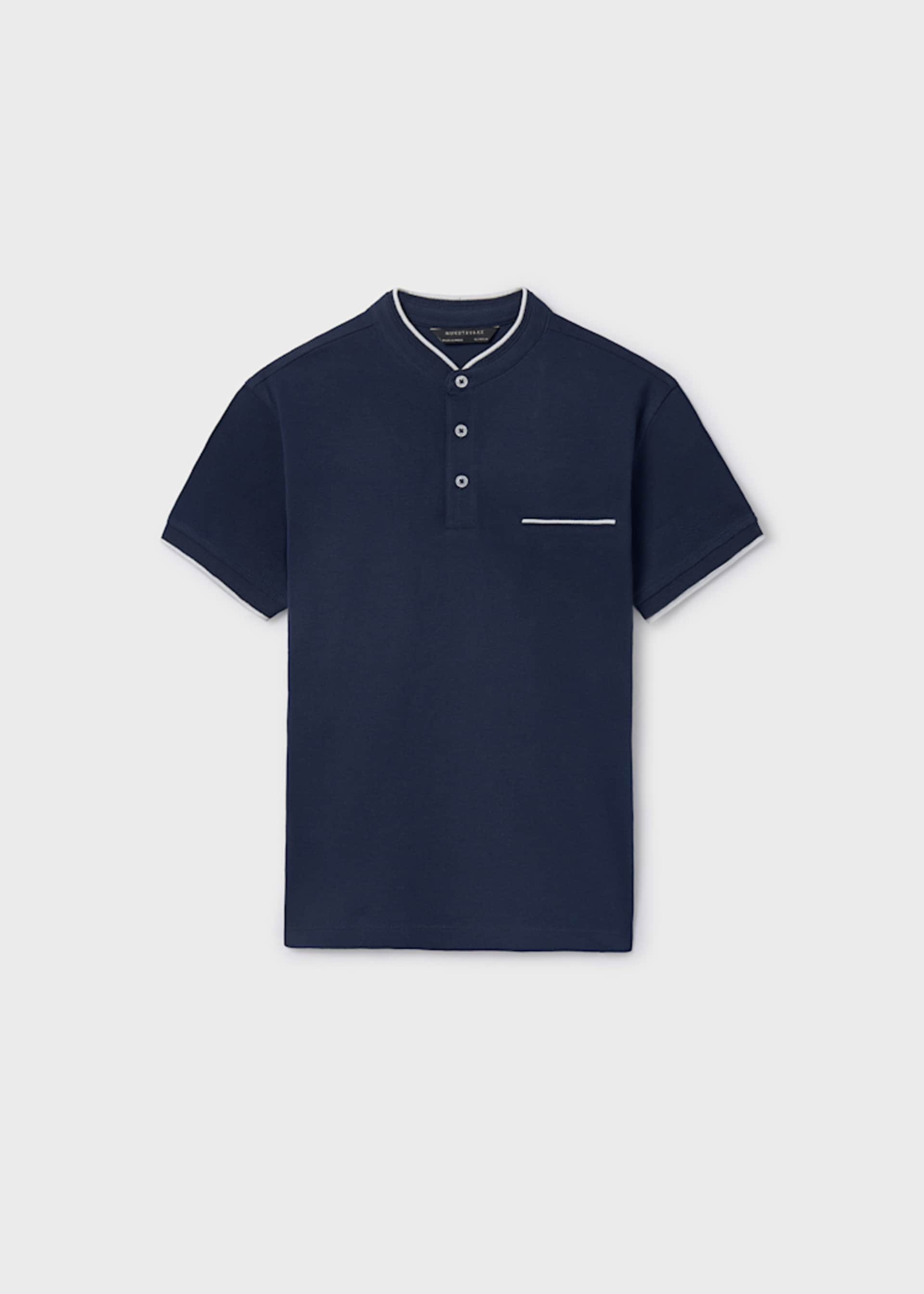 Polo cuello mao chico