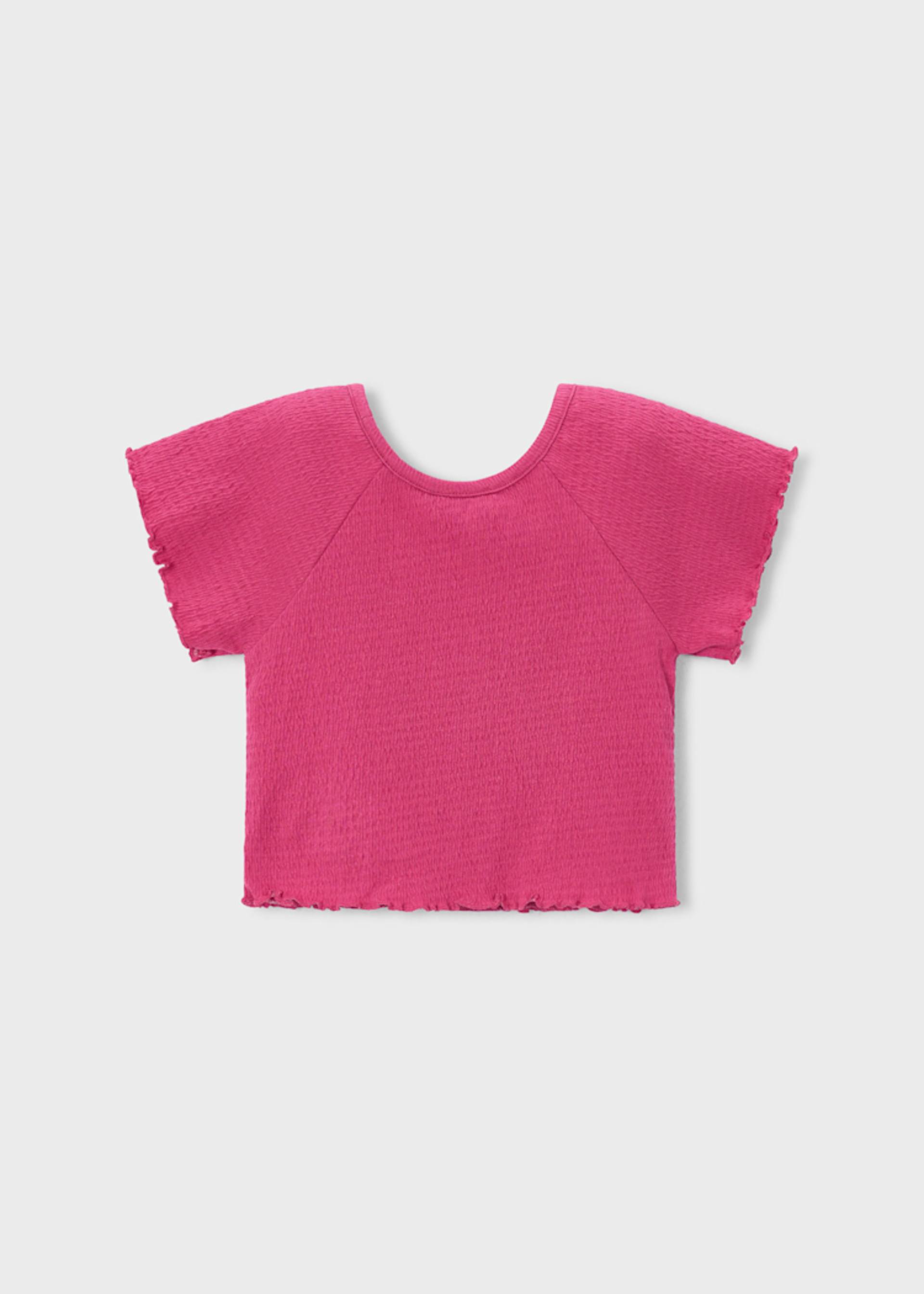 Tricou cu volanase fetita