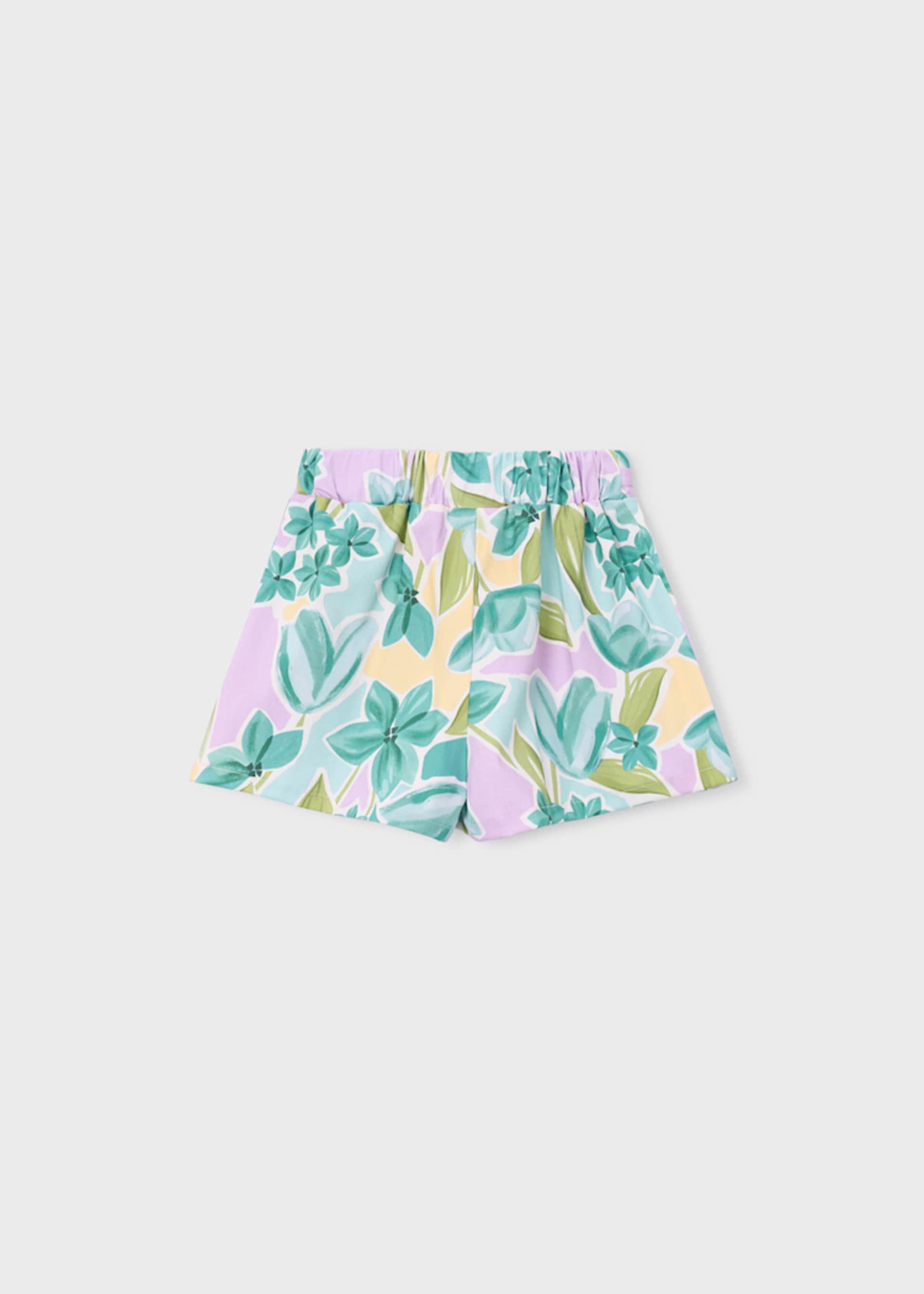 Fusta pantalon cu imprimeu fetita