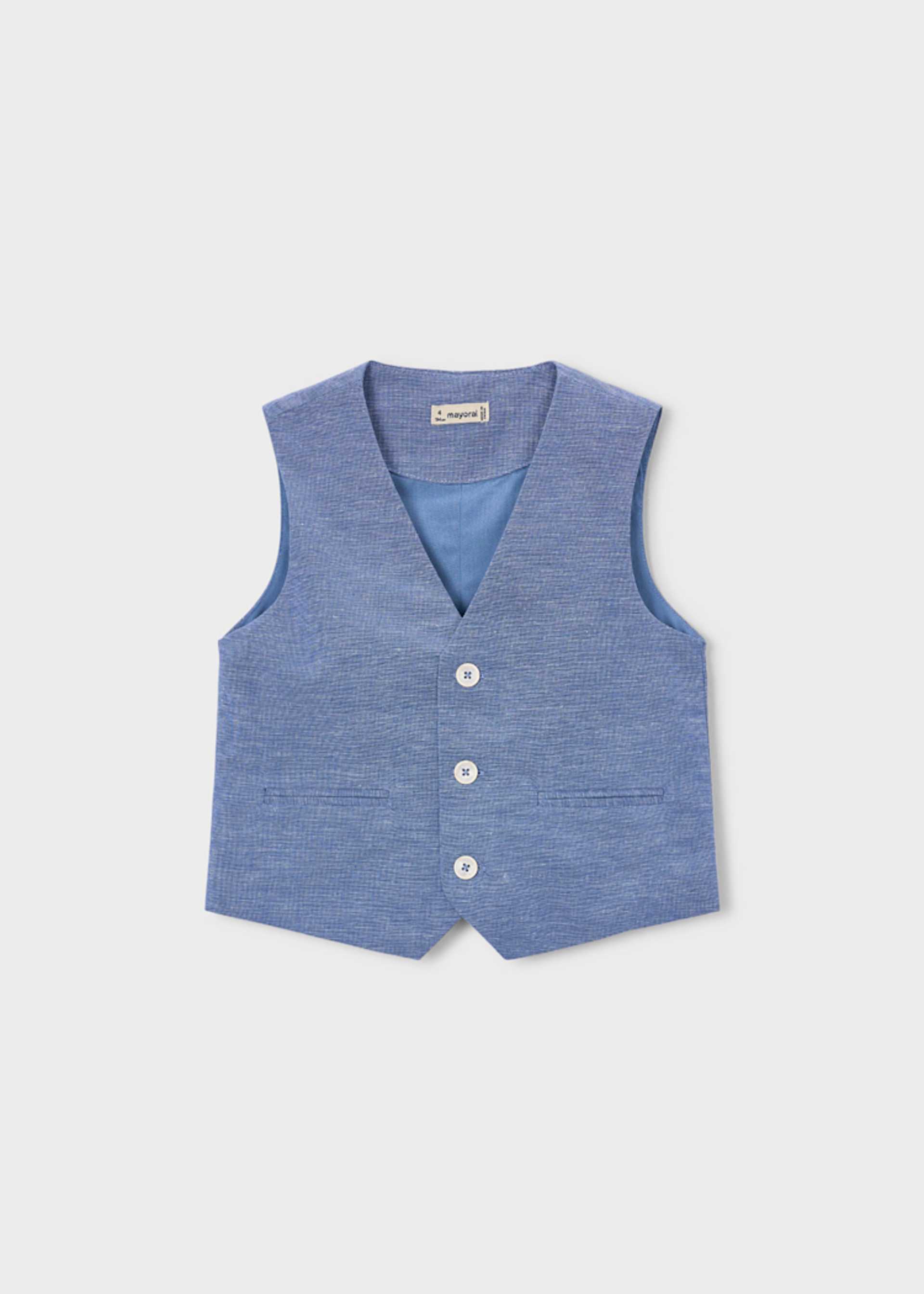 Gilet in lino bambino