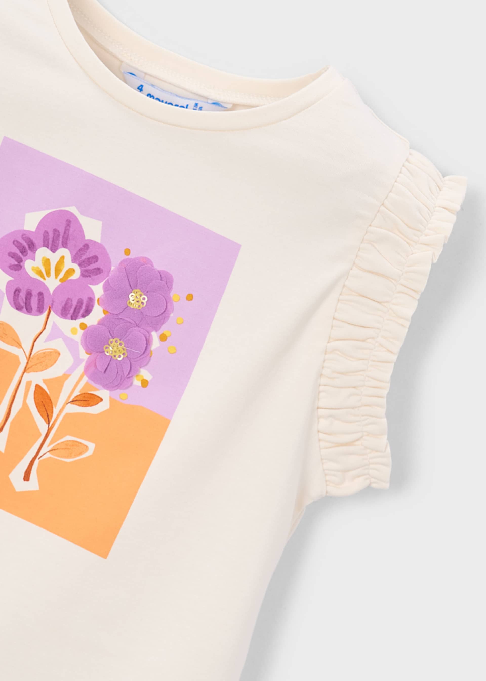 Koszulka Flowers dla dziewczynki