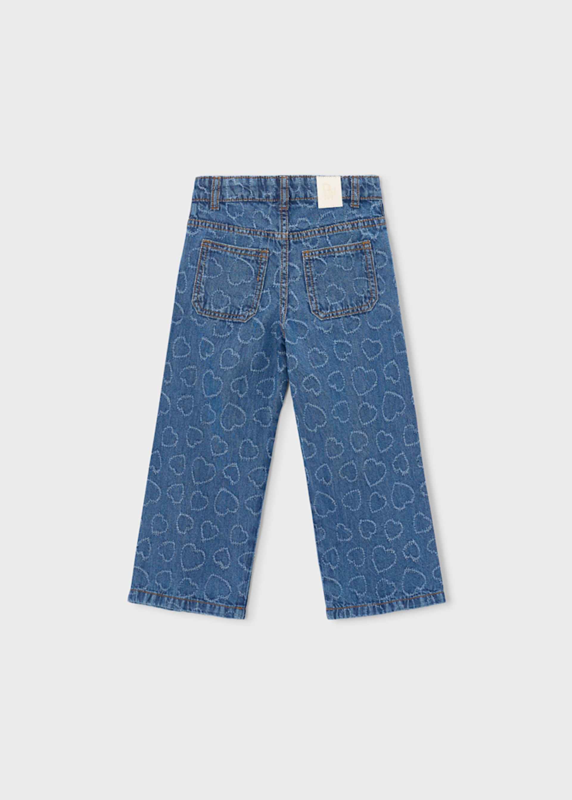 Pantalone jeans morbido bambina