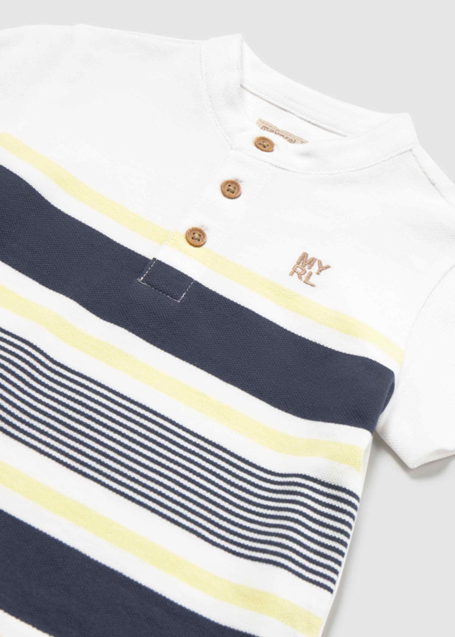 Polo shirt with stripes