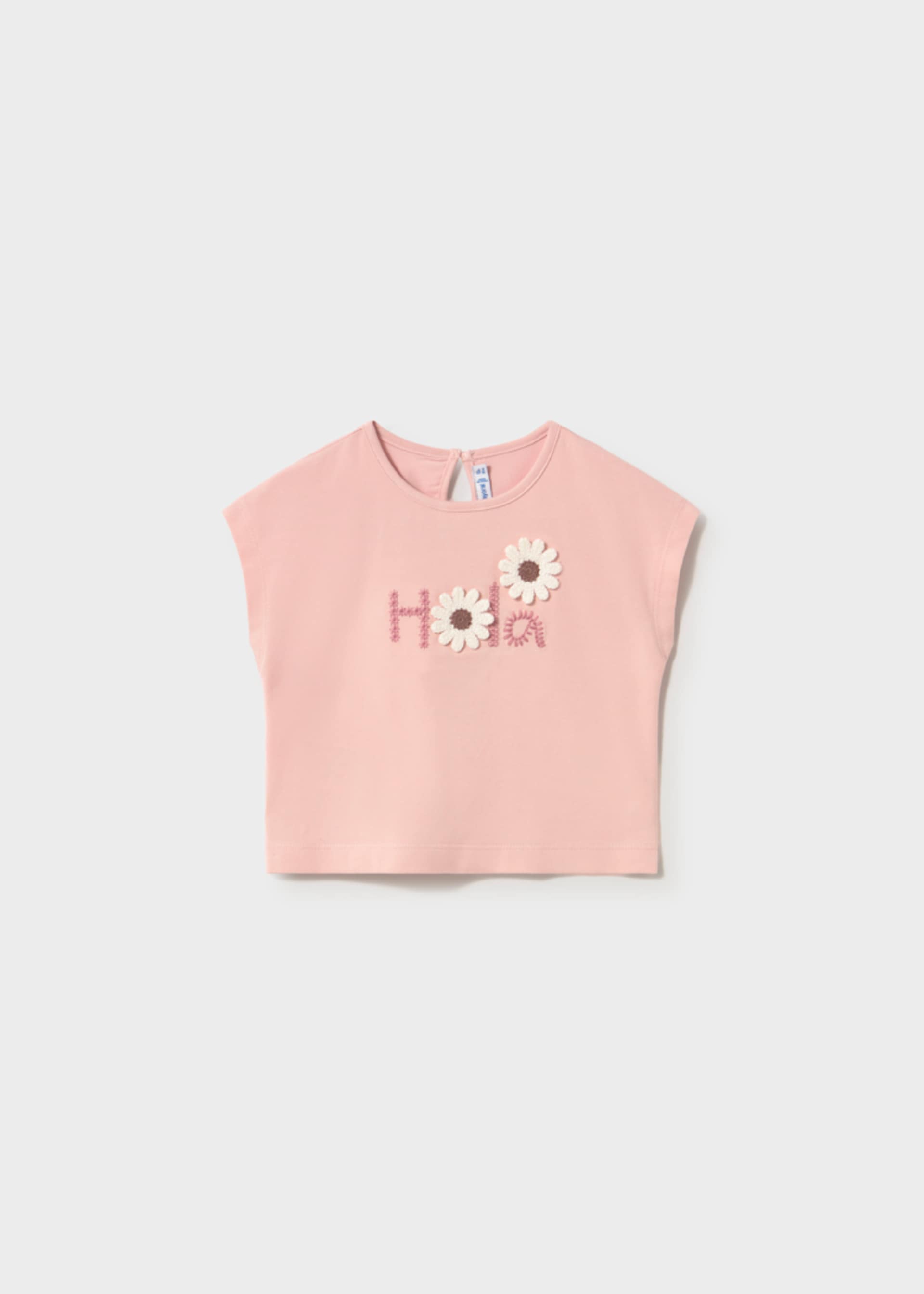 T-shirt détails crochet bébé