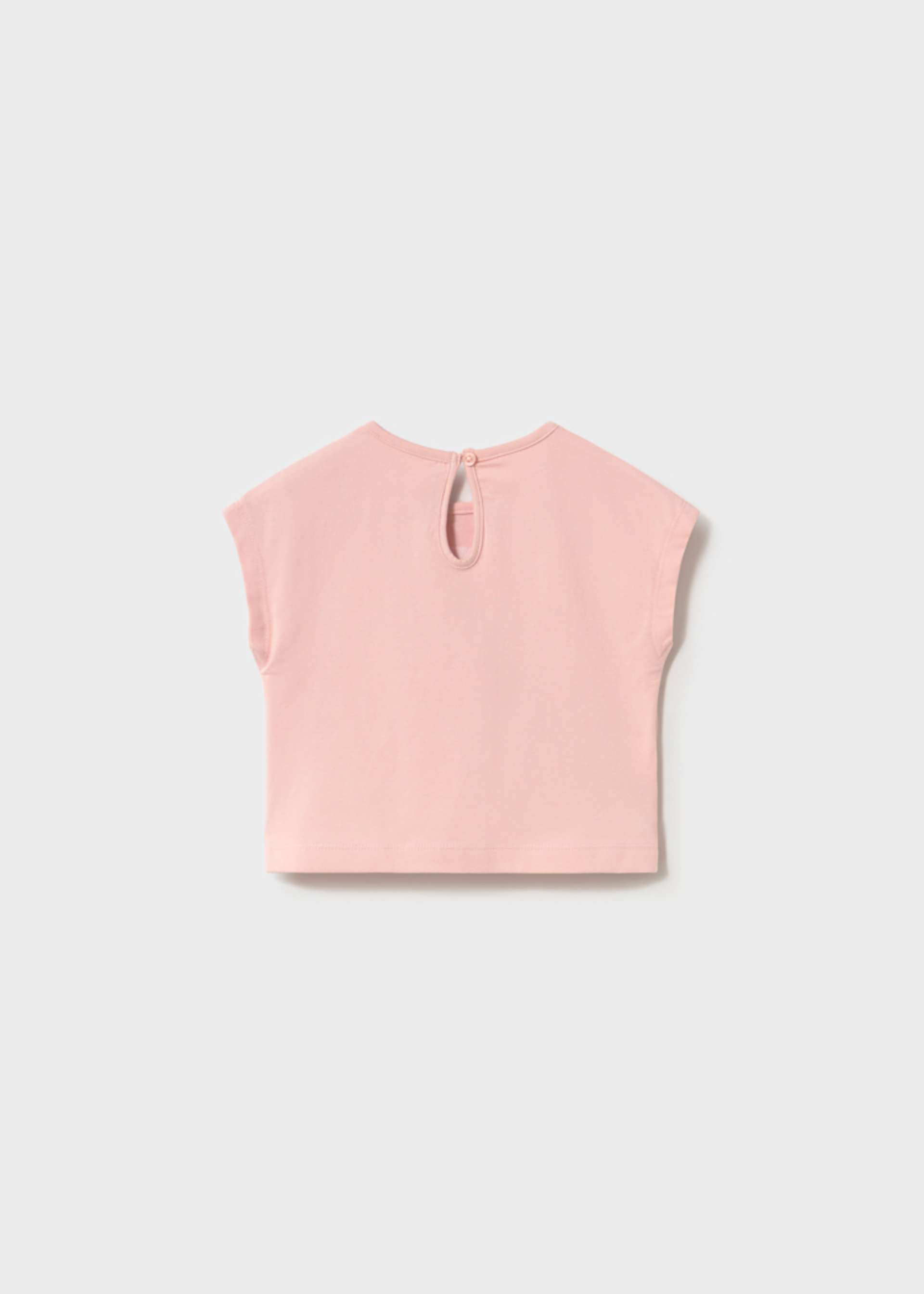 Baby T-shirt with crochet details