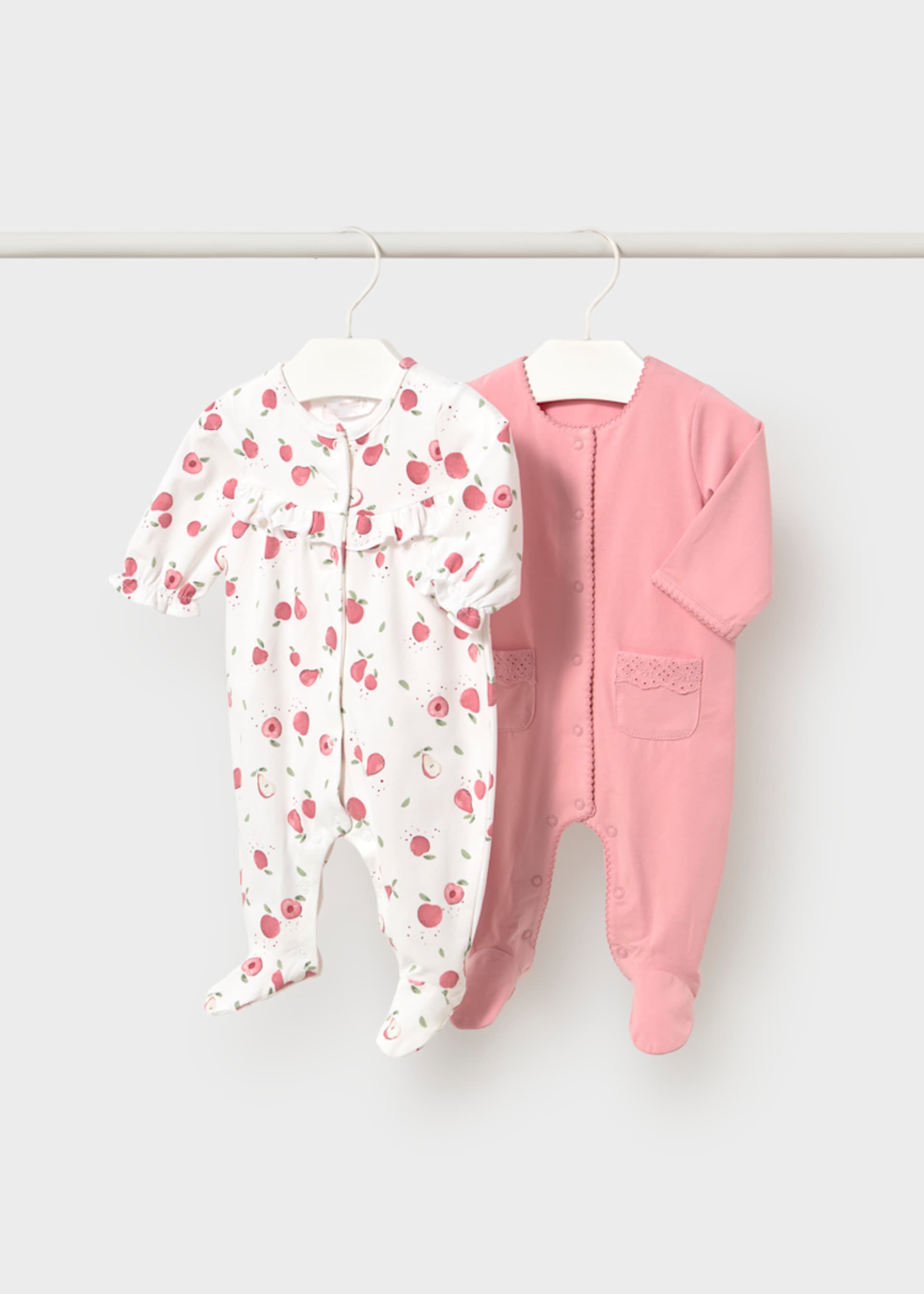 Newborn Girl 2-Pack One-Piece Set