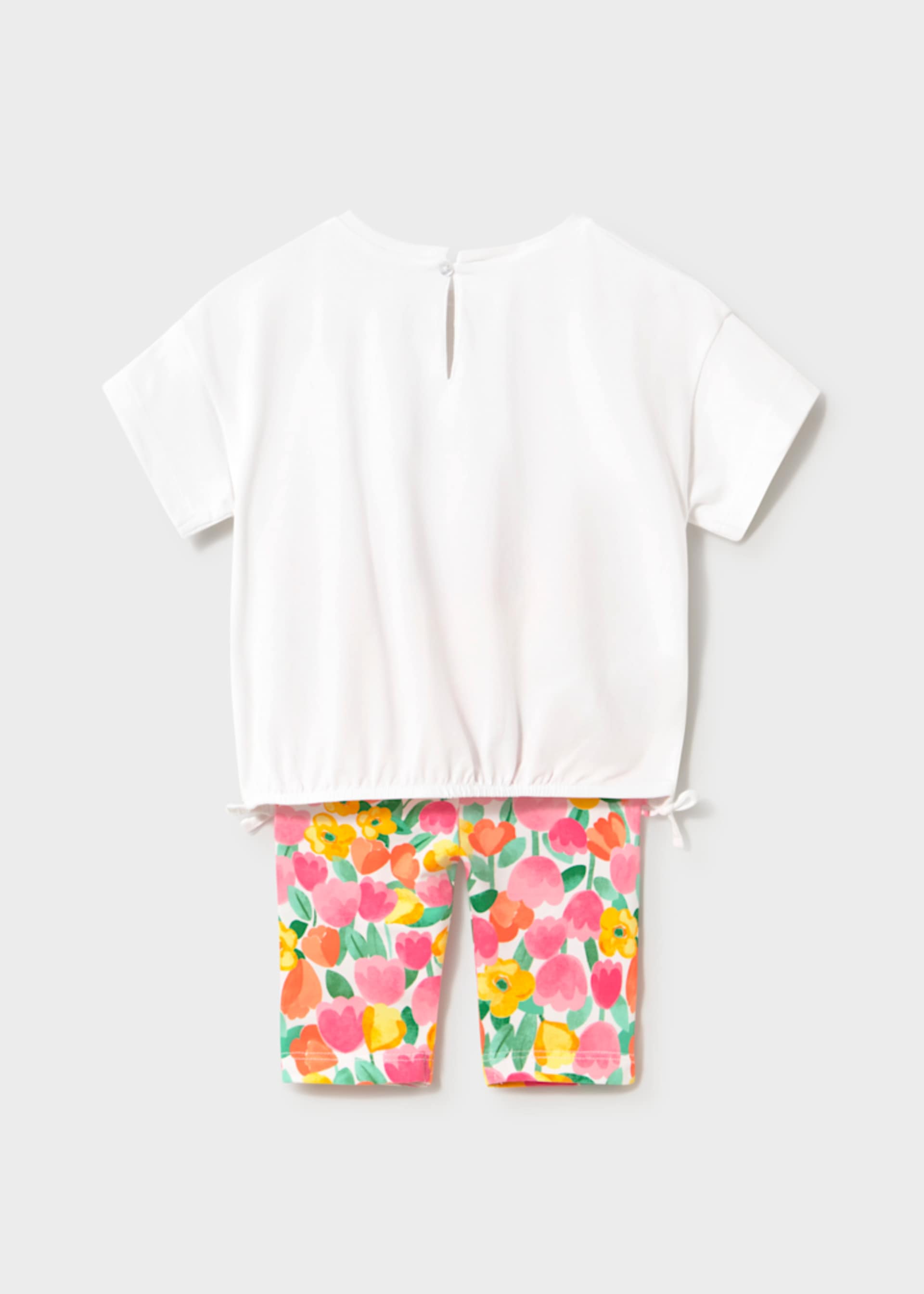Ensemble leggings imprimés et t-shirt bébé
