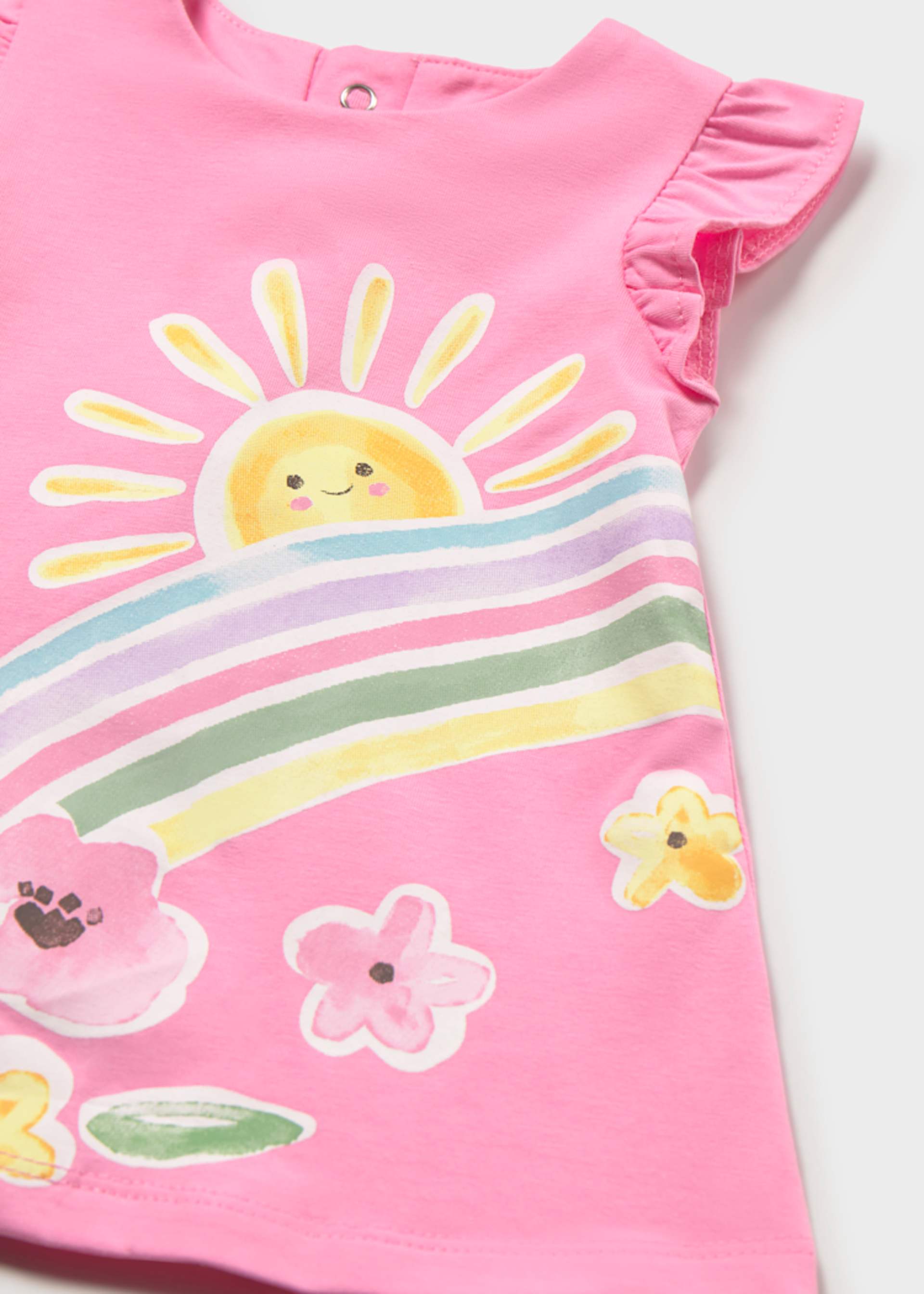 Printed knit dress newborn