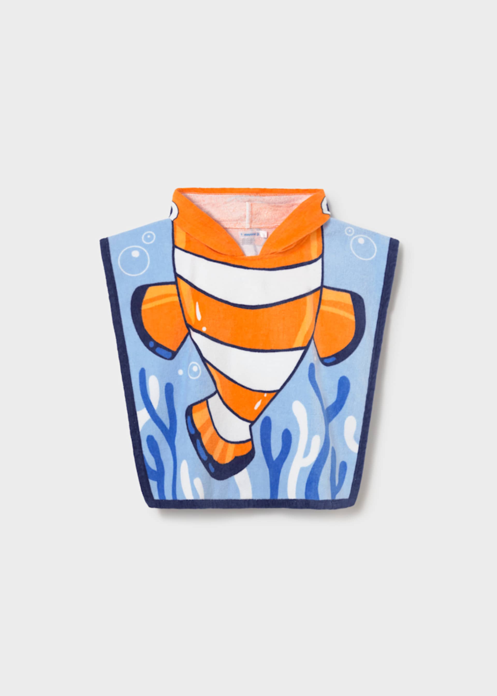 Asciugamano mare con cappuccio neonato