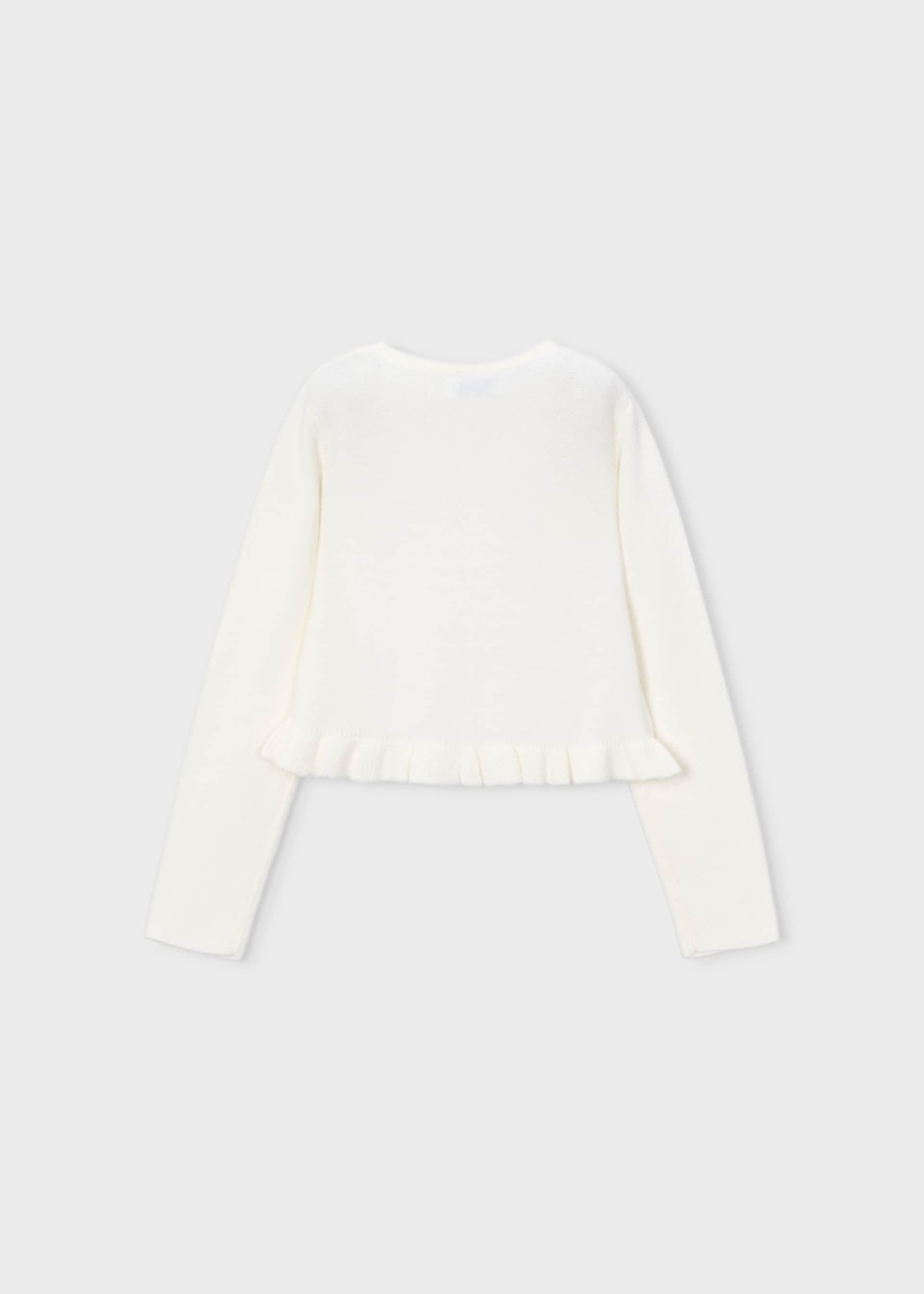 Cardigan tricot bambina