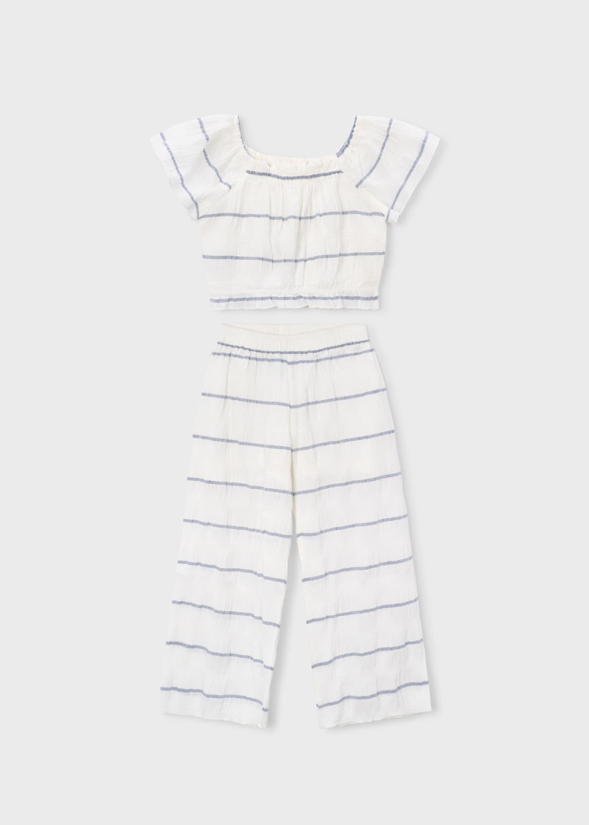 Girl Striped Pants and Top Set