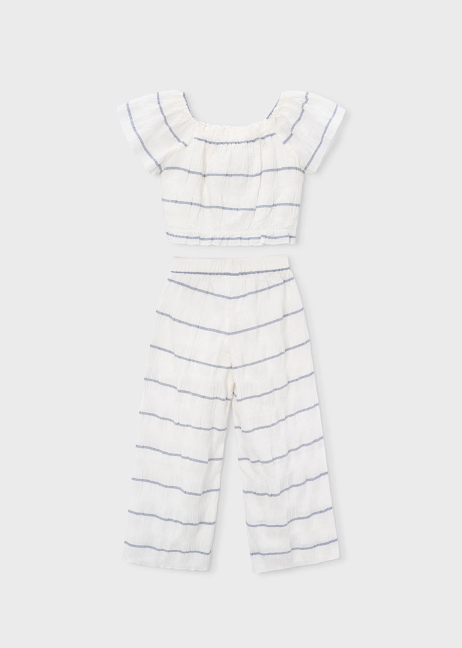 Girl Striped Pants and Top Set