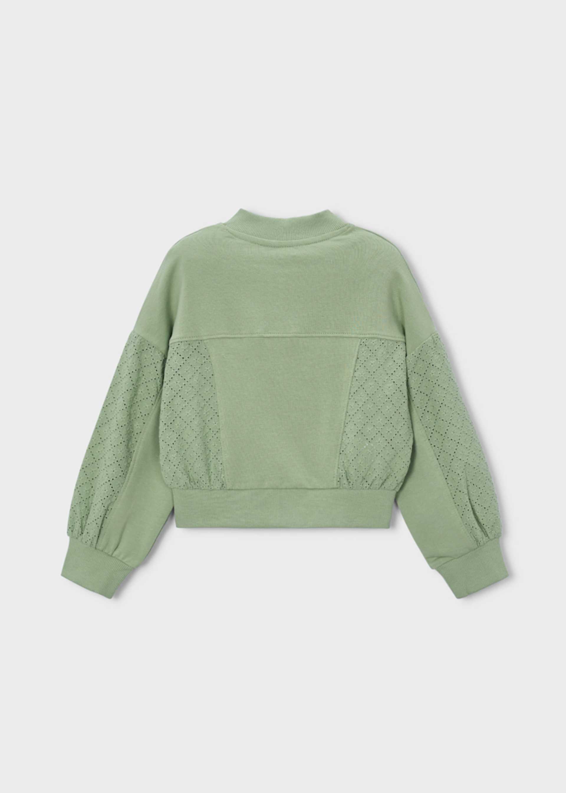 Sudadera cremallera niña