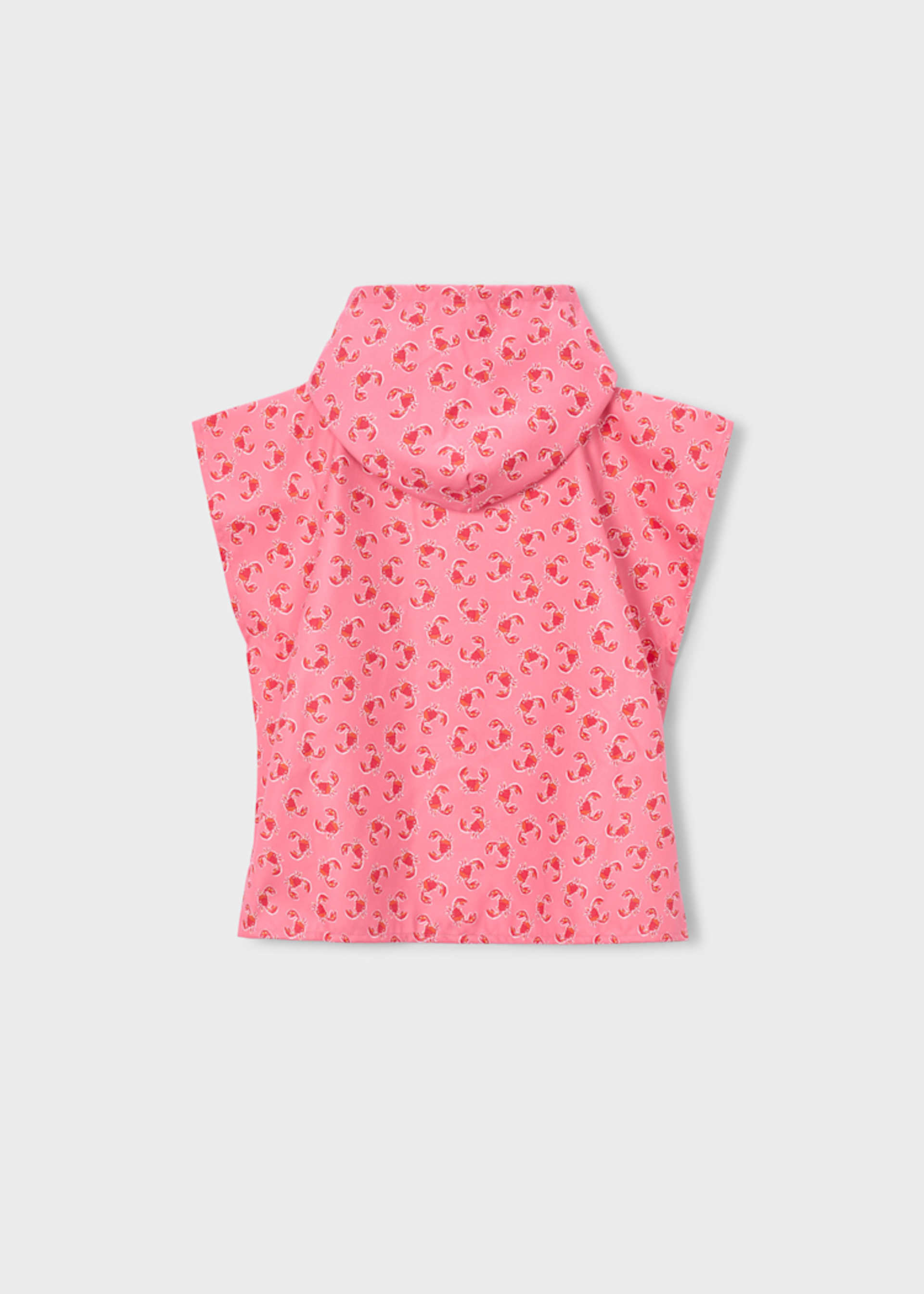 Serviette de plage imprimée avec capuche fille