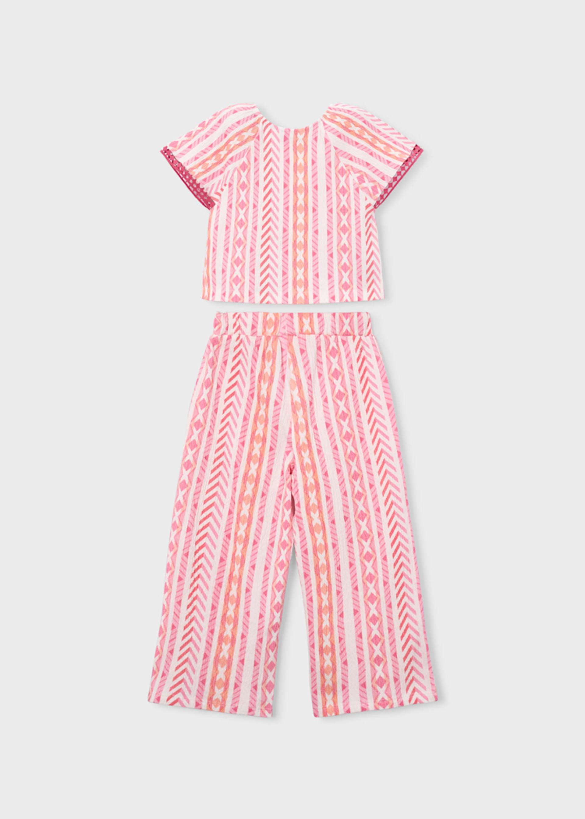 Set Hose und T-Shirt gemustert Mädchen