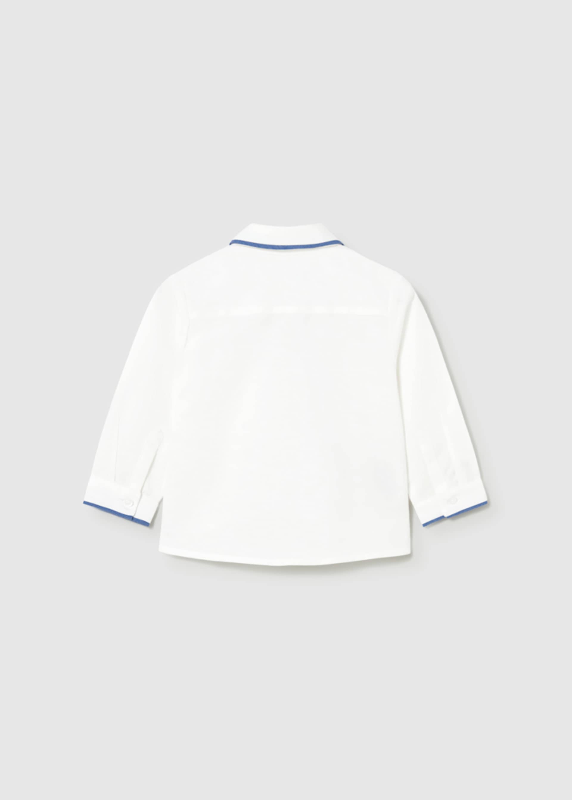 Camisa de manga larga con pajarita bebé