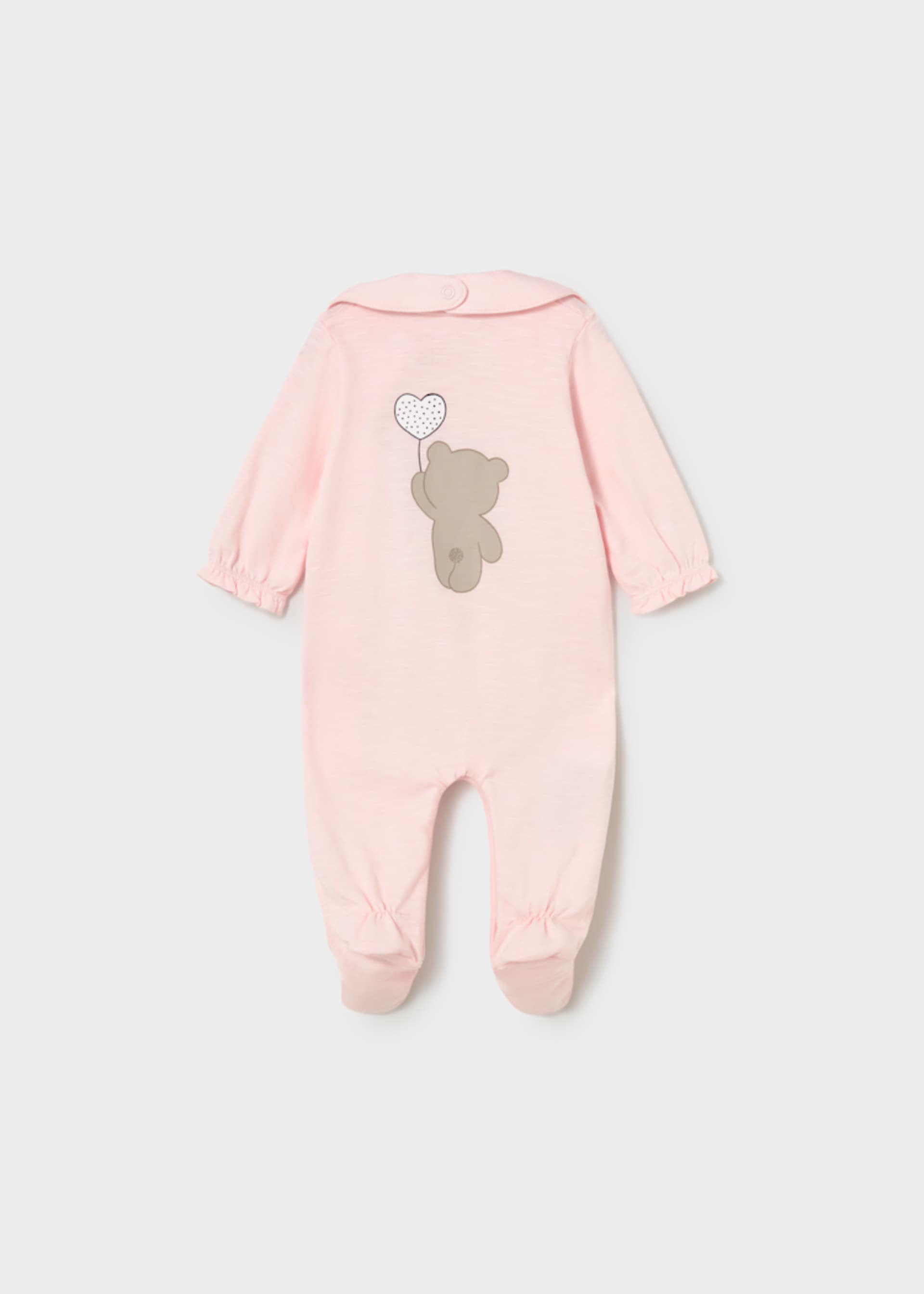 Pijama largo con babero recién nacida