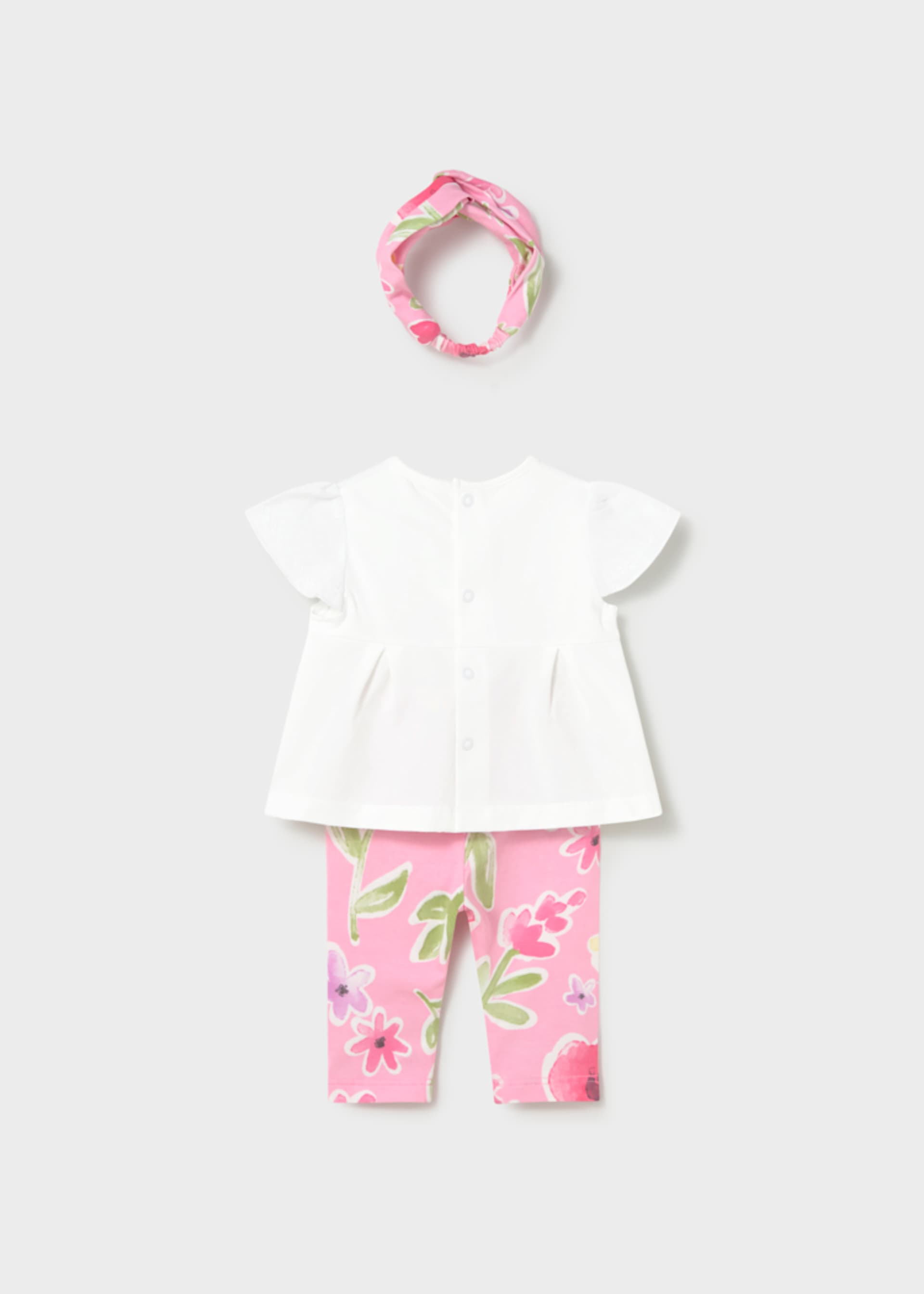 Newborn print leggings set