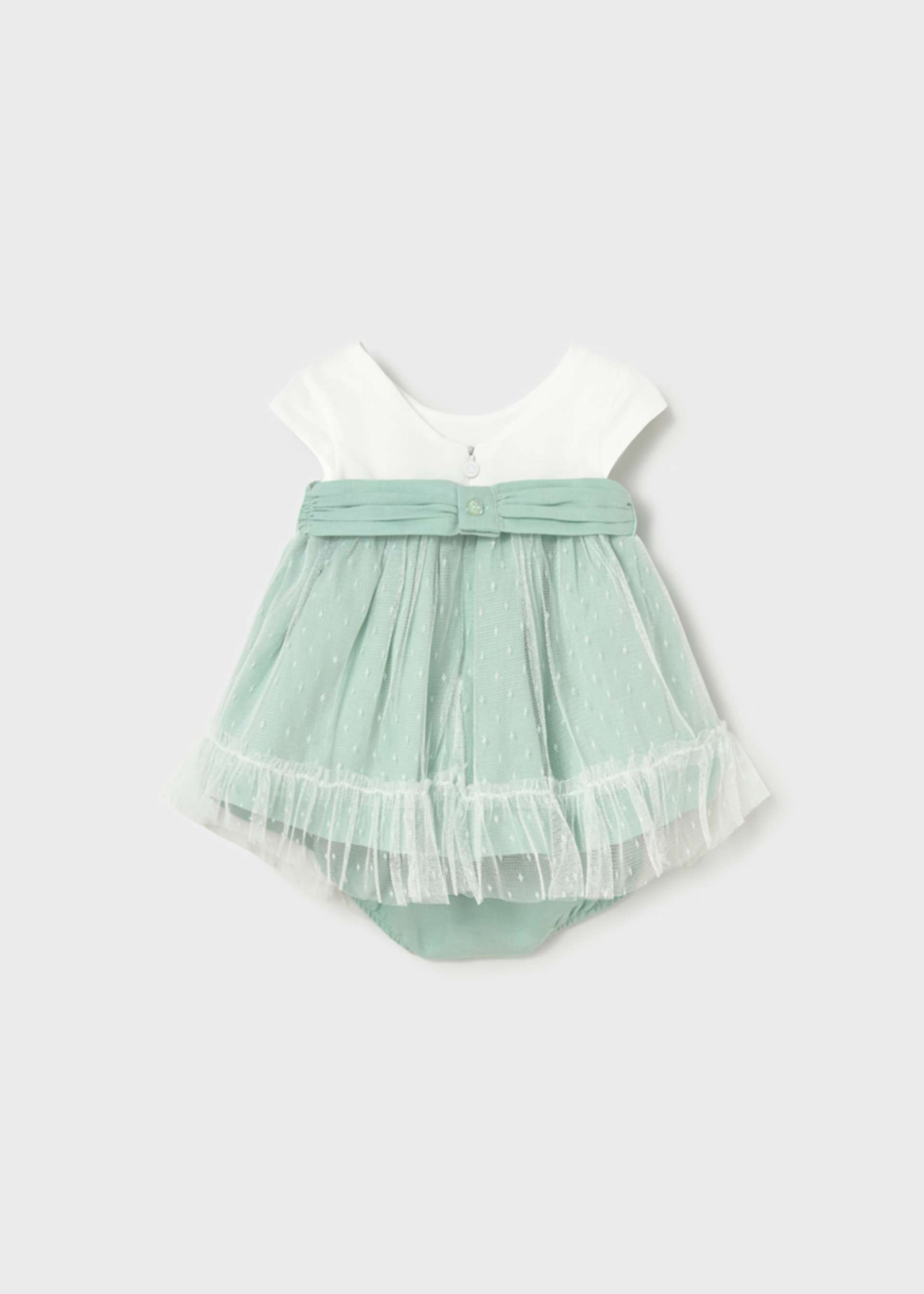 Newborn Girl Dress with Bloomers