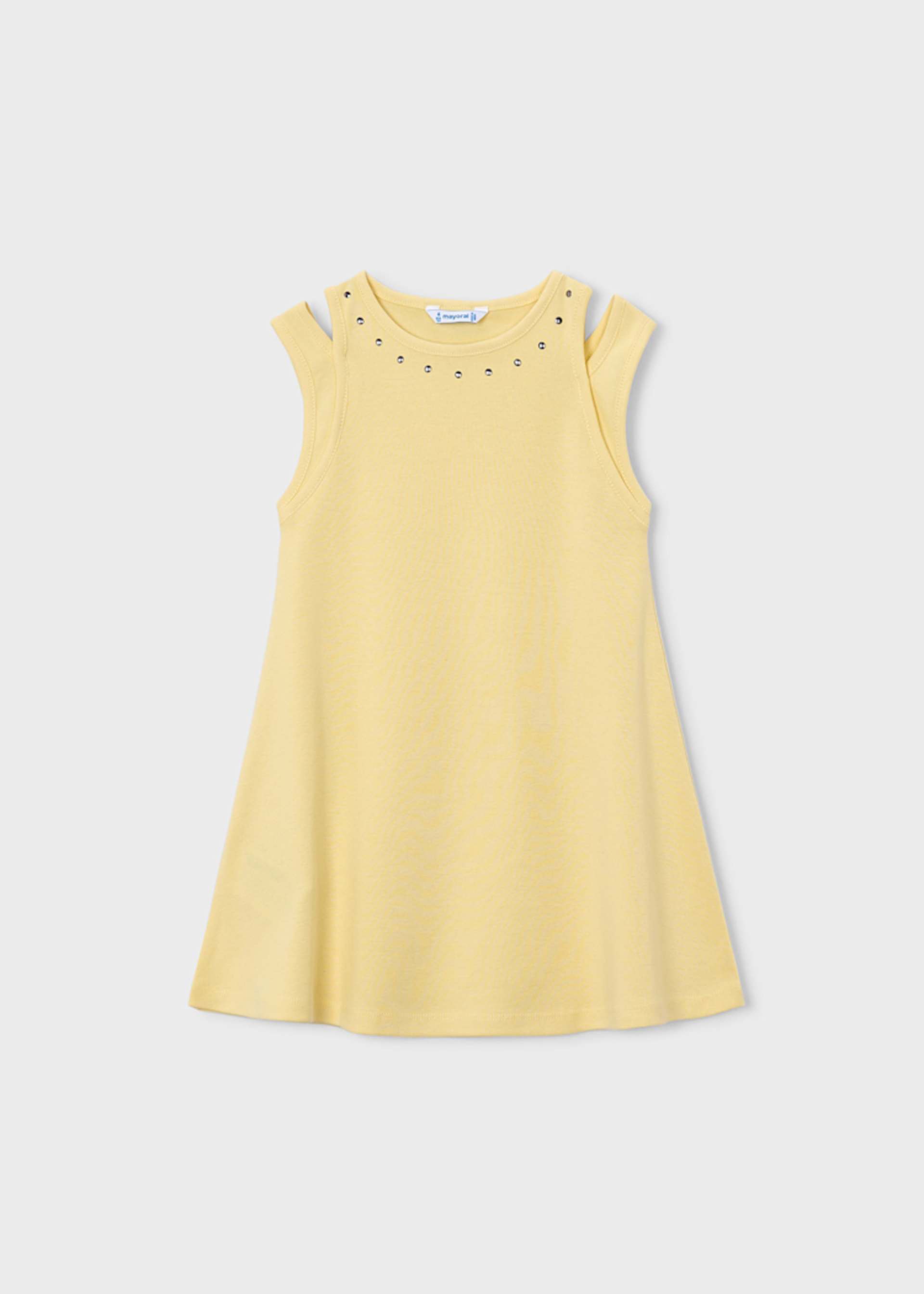 Rochie cu decupaje cu fetita