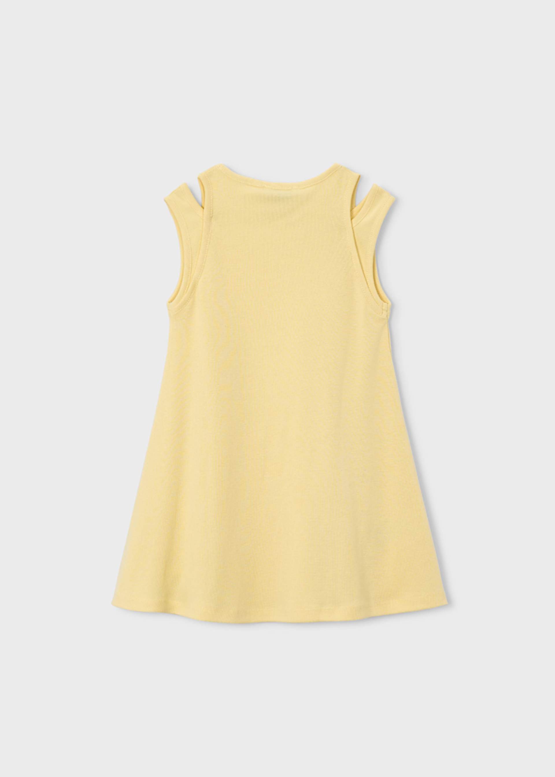 Rochie cu decupaje cu fetita