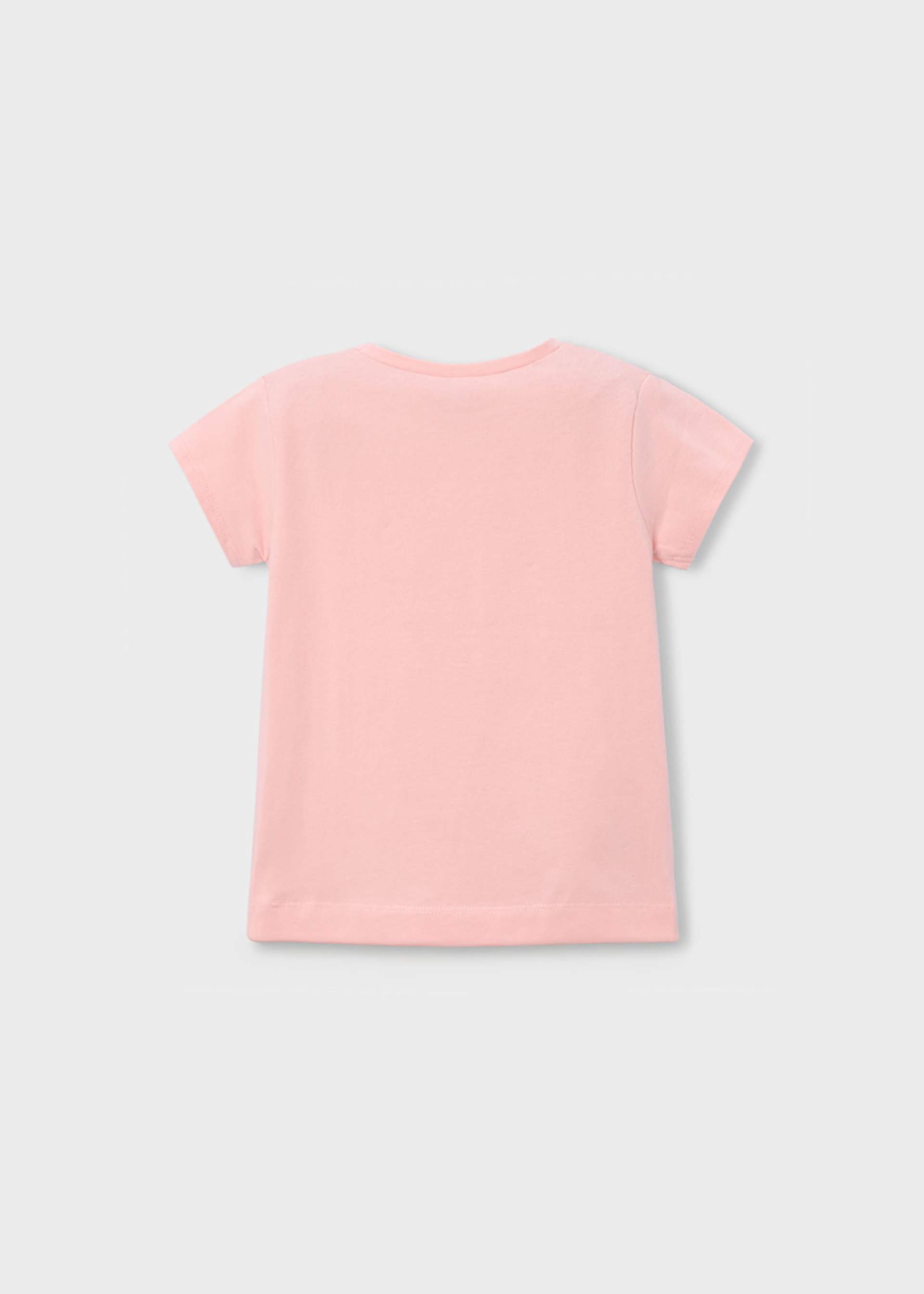 T-shirt básica flor menina