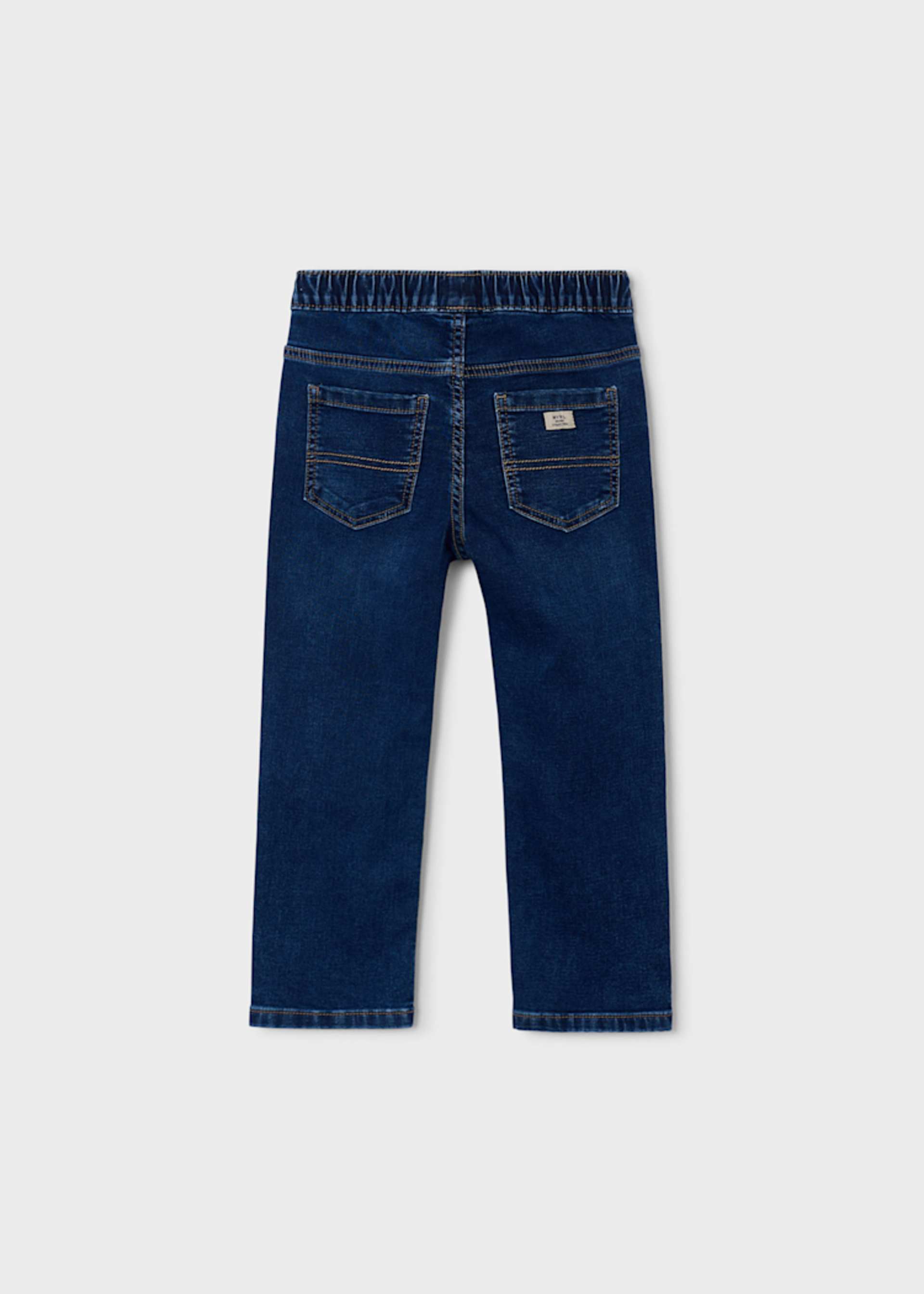 Calças soft denim jogger menino