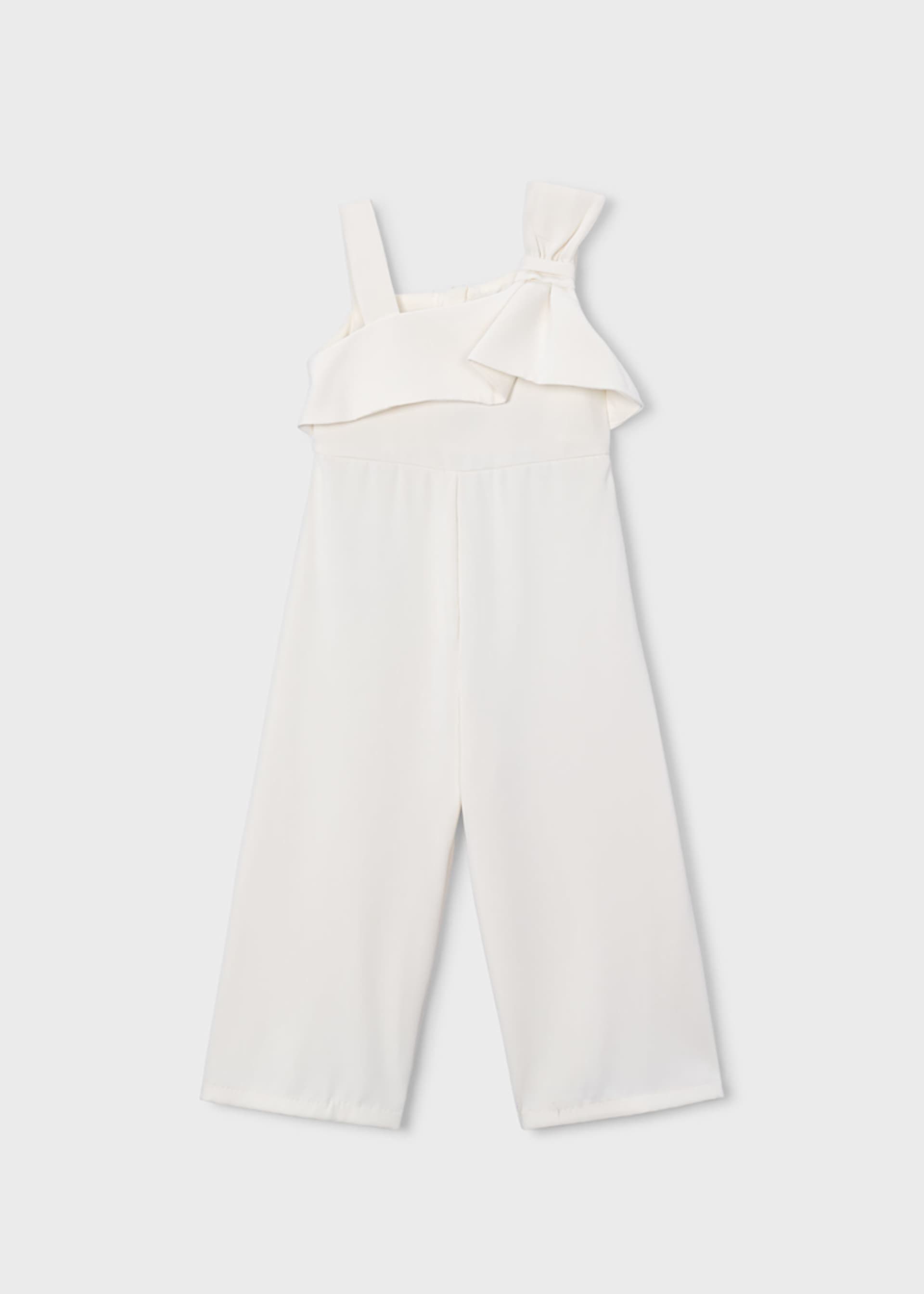 Girl's lace-up jumpsuit