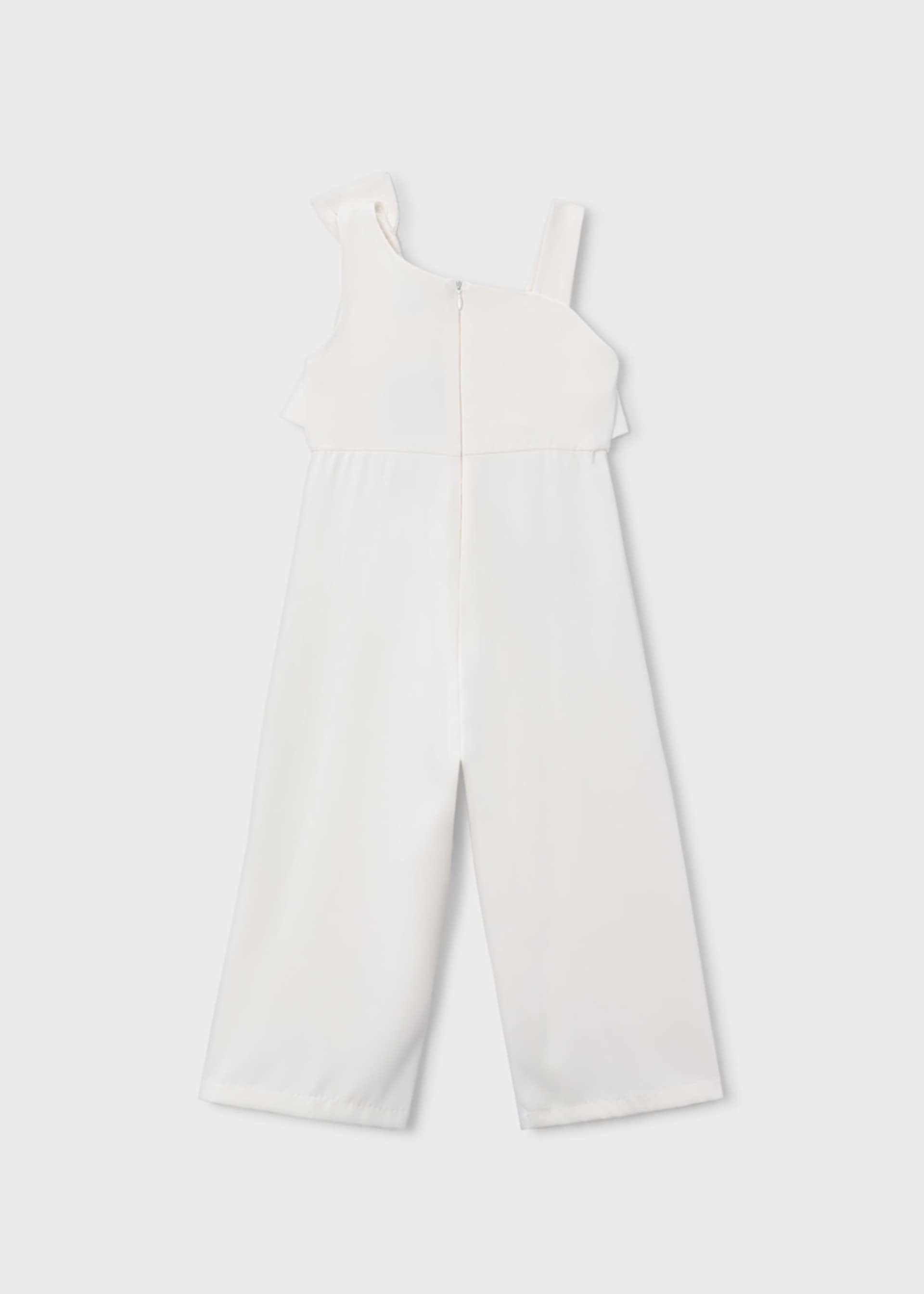 Girl's lace-up jumpsuit