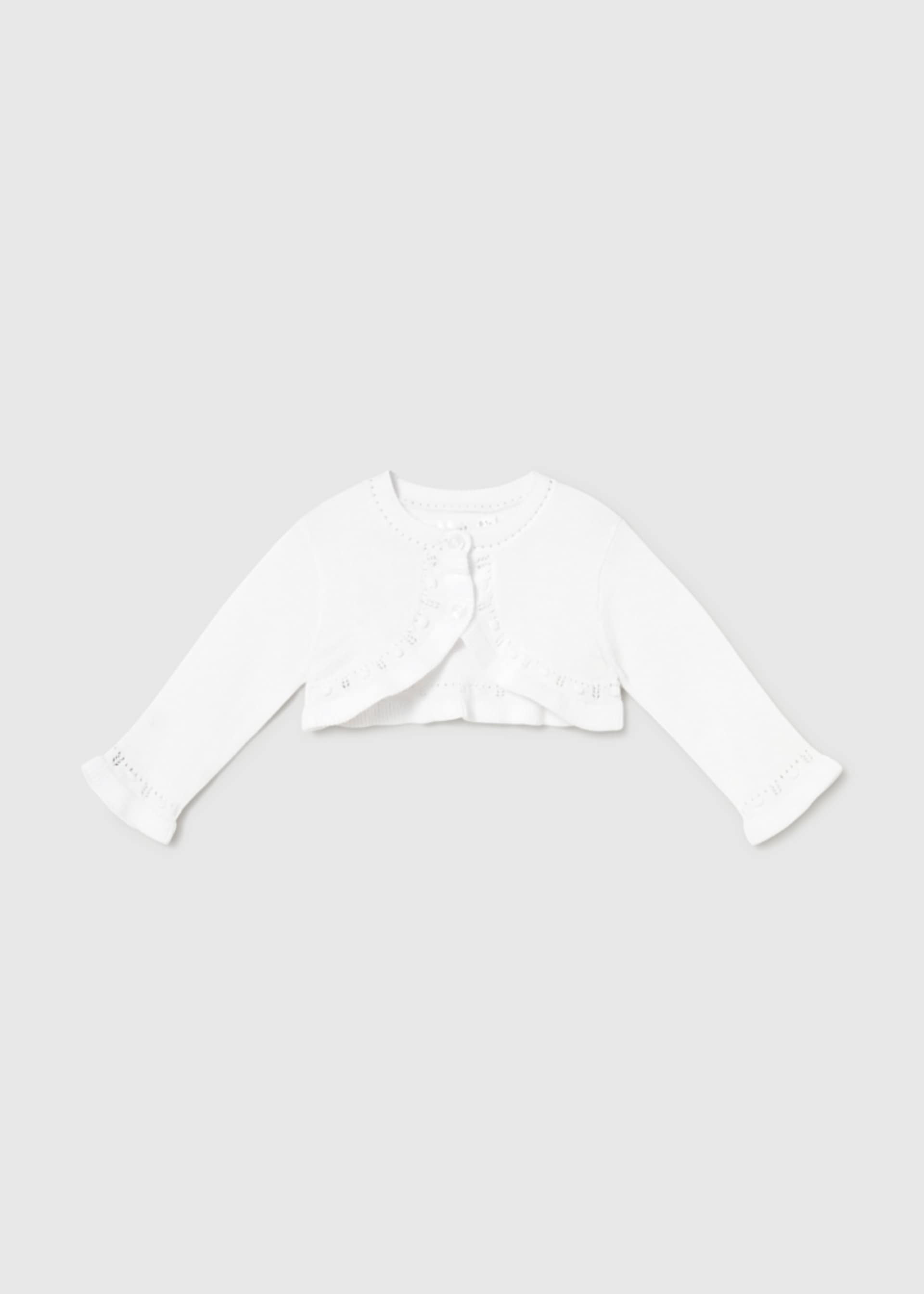 Newborn basic knitted cardigan