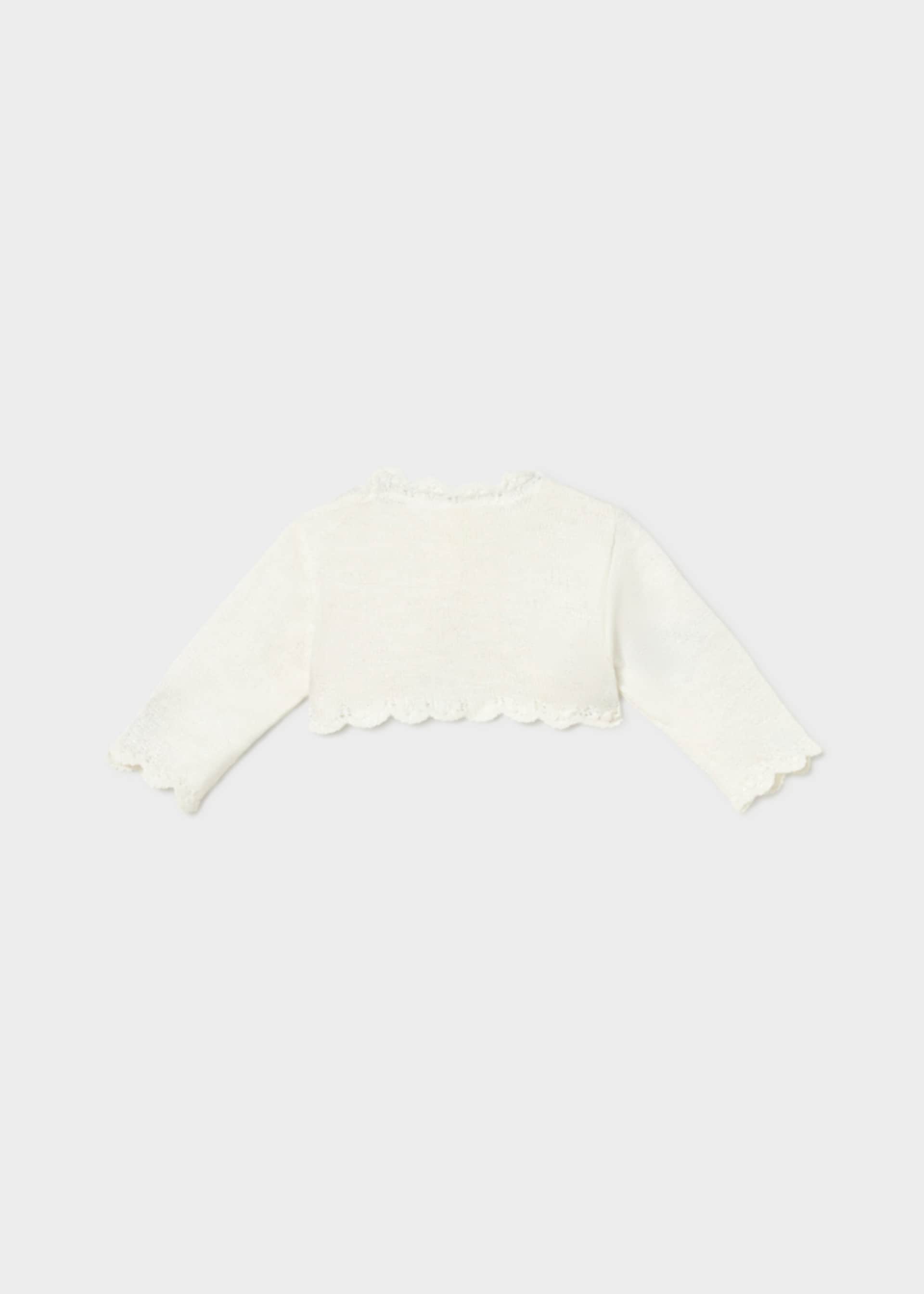 Newborn ceremony knitted cardigan Newborn ceremony knitted cardigan