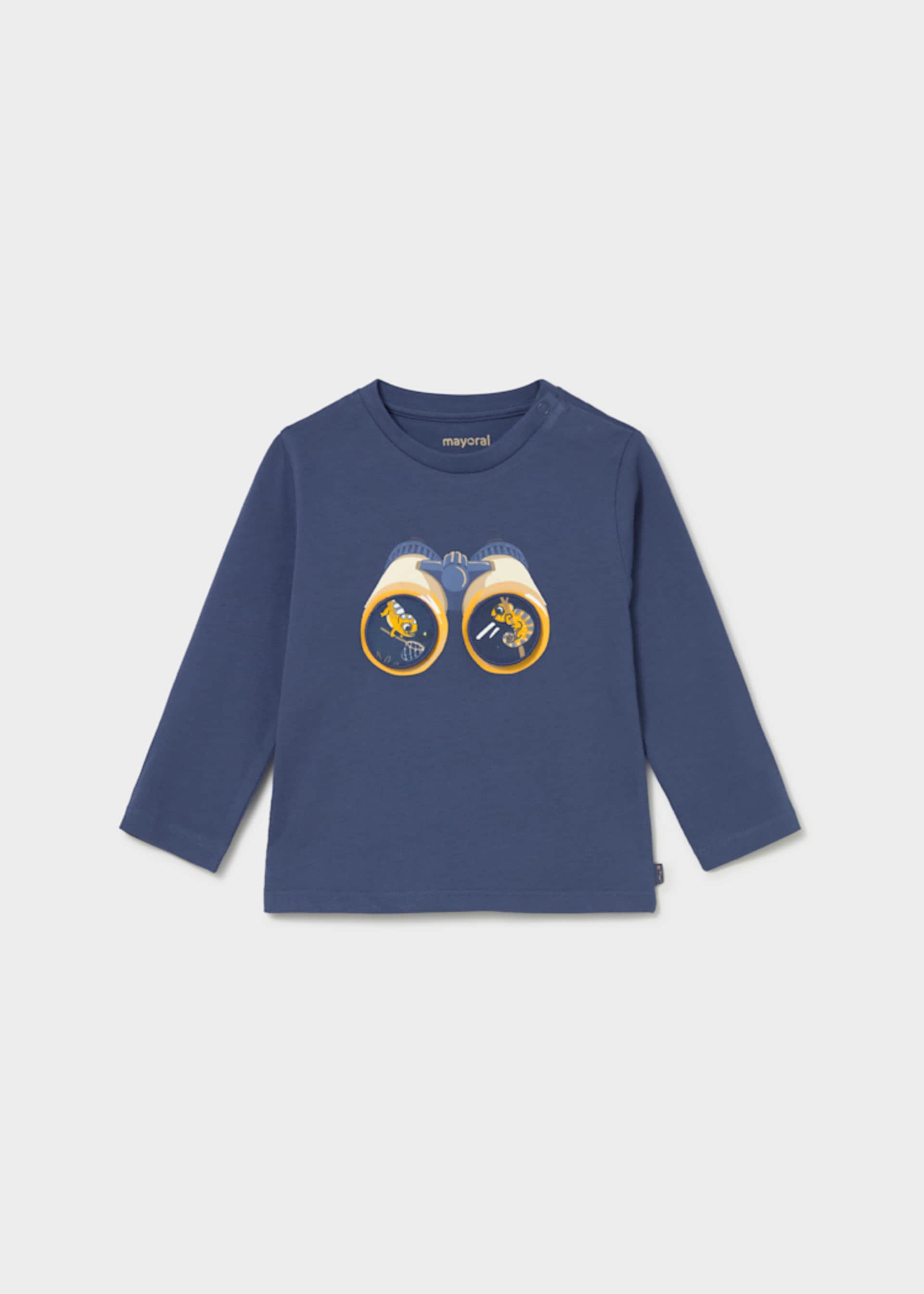 Maglietta interattiva binocolo neonato