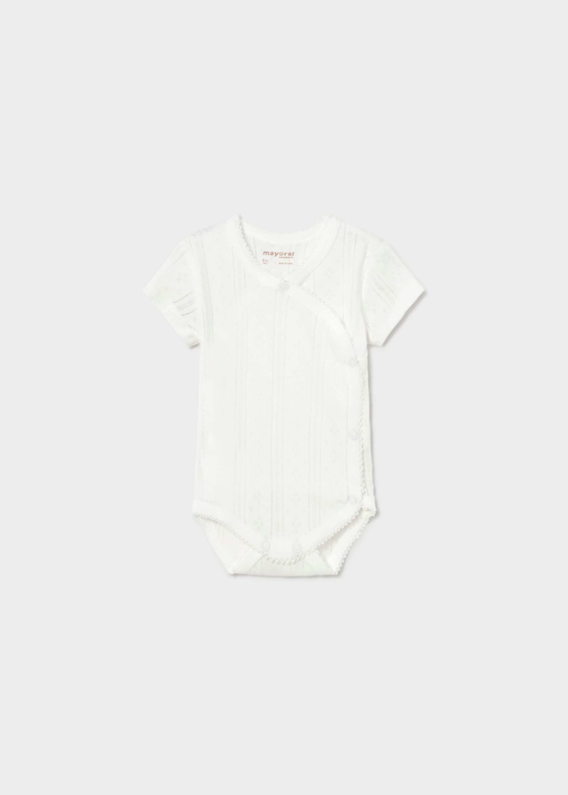 Newborn Girl Openwork Bodysuit